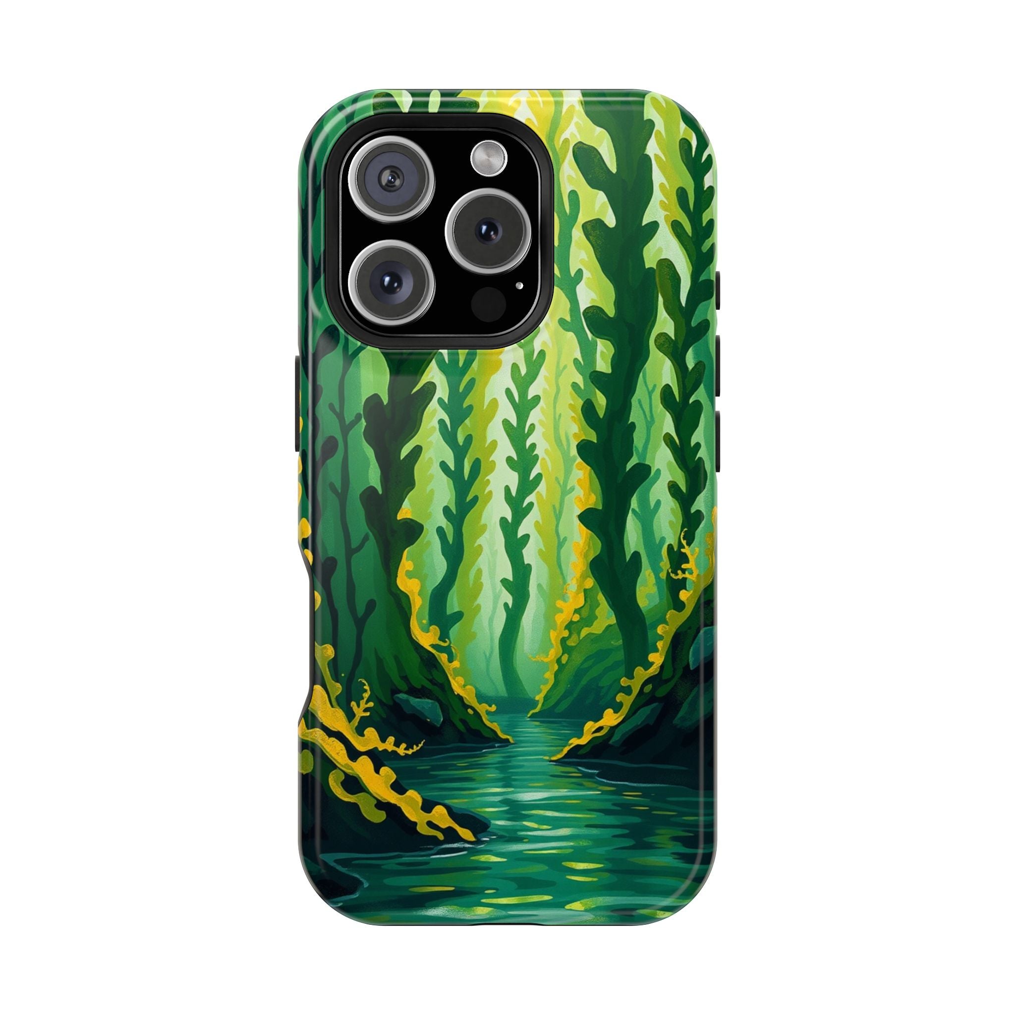 iPhone Kelp Forest Oil Painting Impressionist Slim iPhone Everyday · iPhone Case