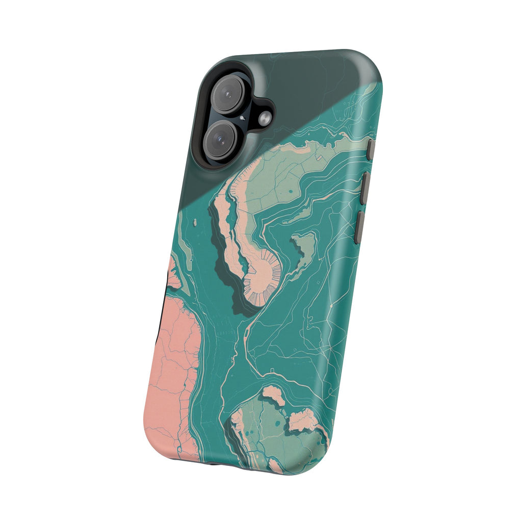 iPhone Earthy River Delta Aerial Design Slim Everyday iPhone 18 · iPhone Case