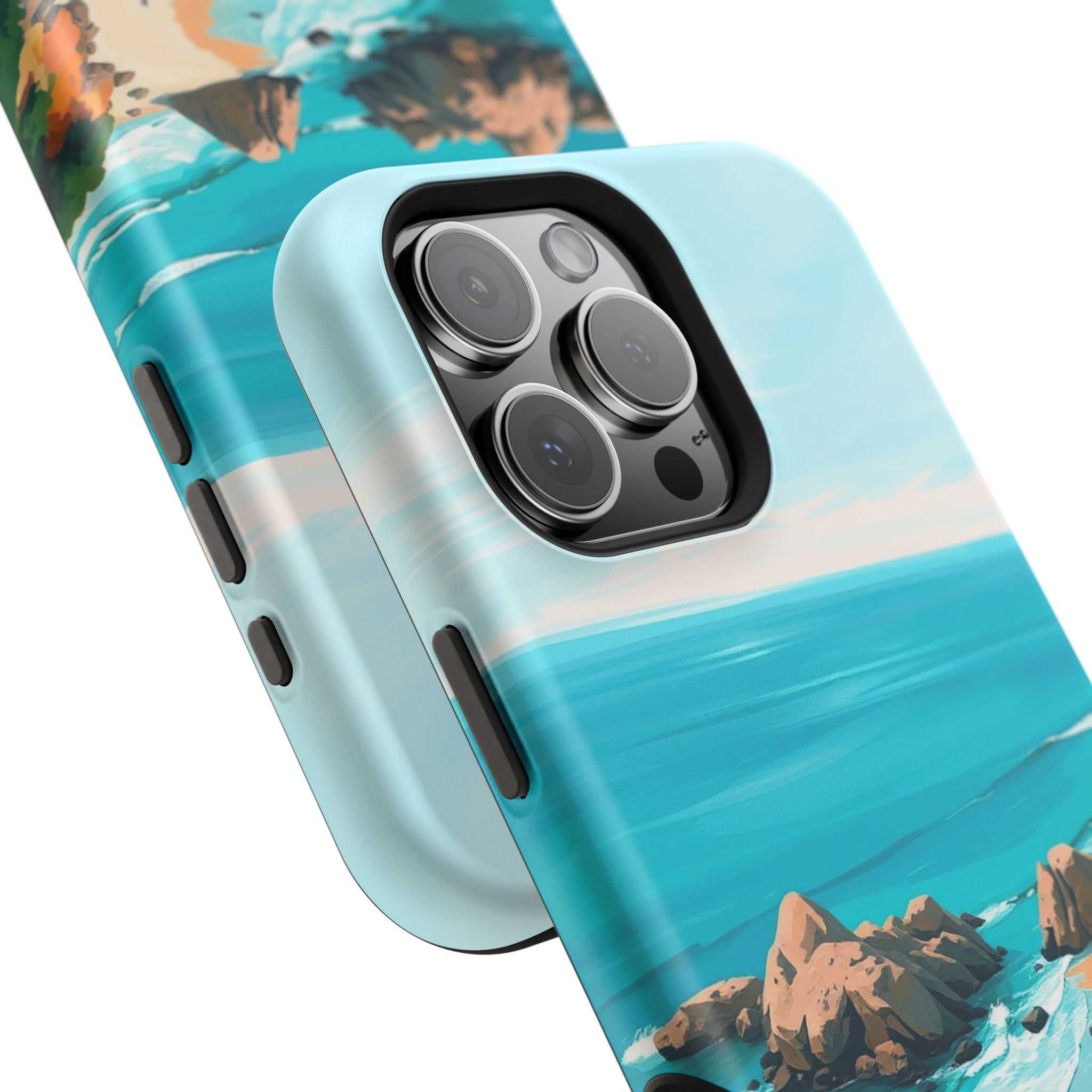 iPhone Pebble Beach Cinematic Art Bold Modern Everyday Snap Case · iPhone Case