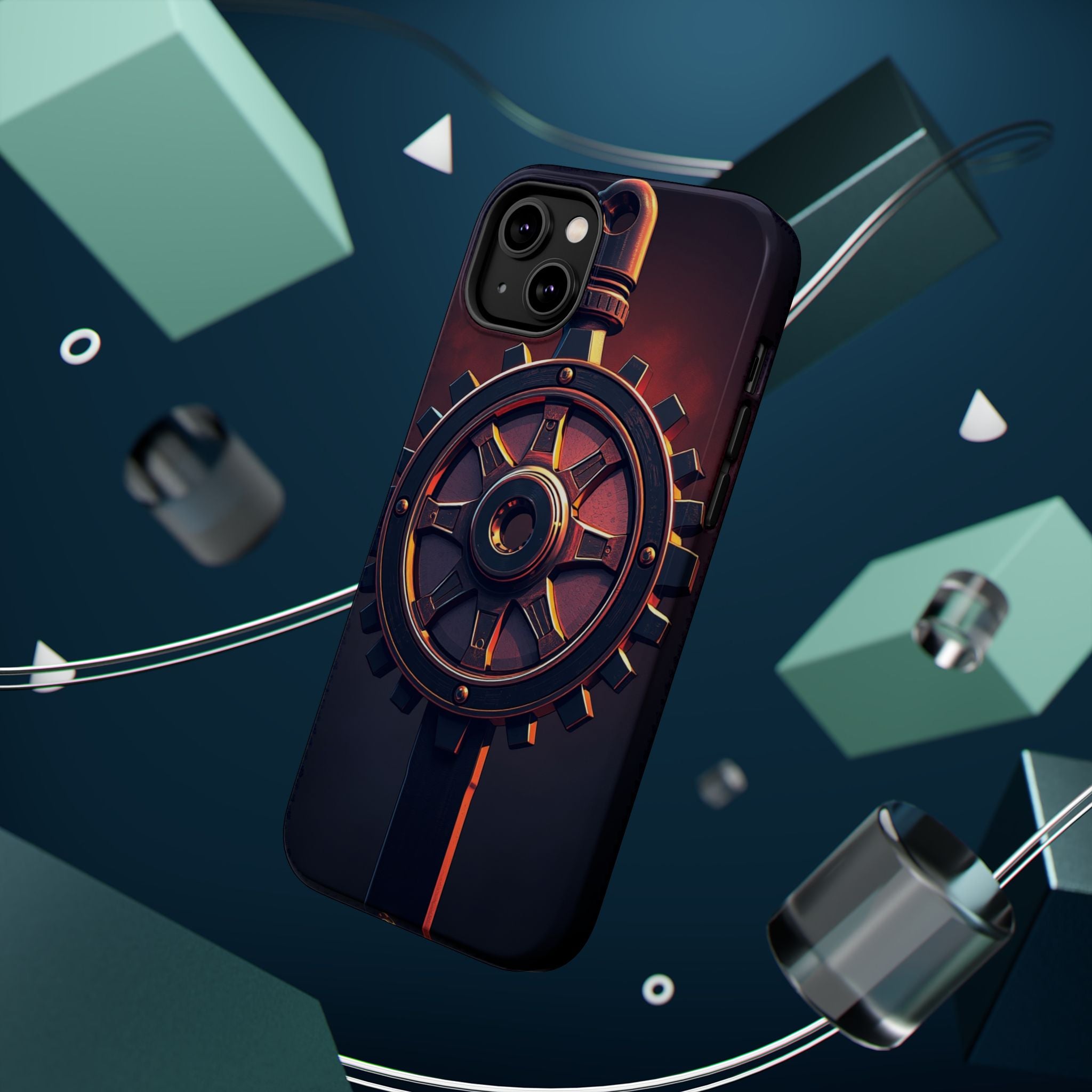 iPhone Rotary Electric Art Phone Bold Modern Everyday Snap Case · iPhone Case