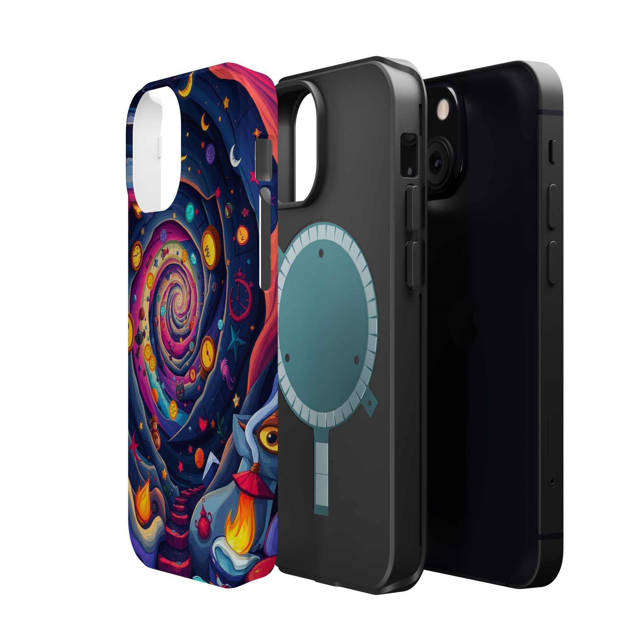 iPhone Time Portal Swirl Kids Fun iPhone Phone Case Gift Clean Minimal · iPhone