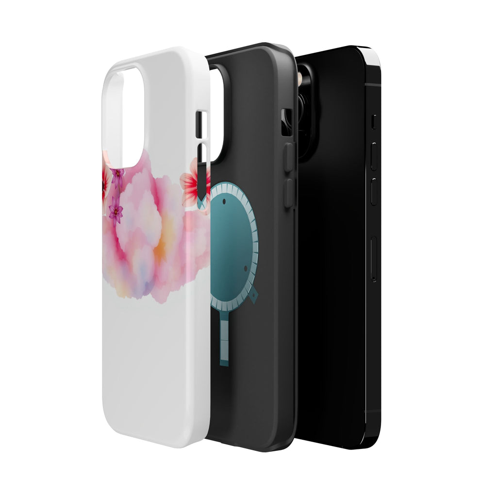 iPhone Pastel Floral Cloud Vibrant Watercolor Carry Case Slim Snap Case · iPhone