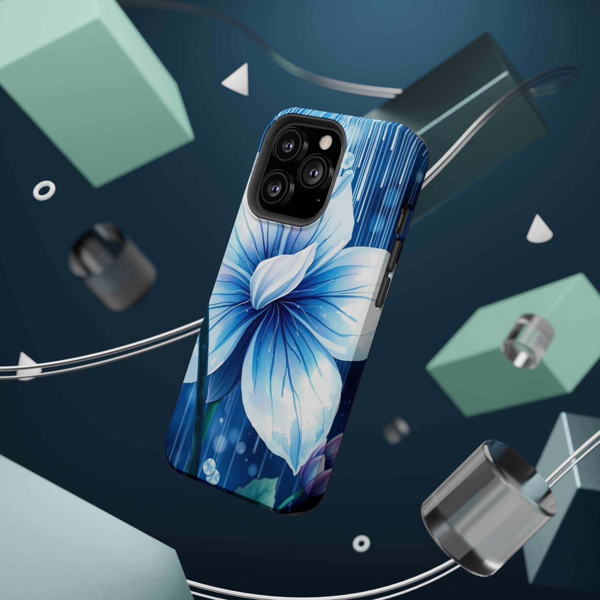 iPhone Spring Shower Bloom Electric Art Slim Everyday Designer Case · iPhone Cas