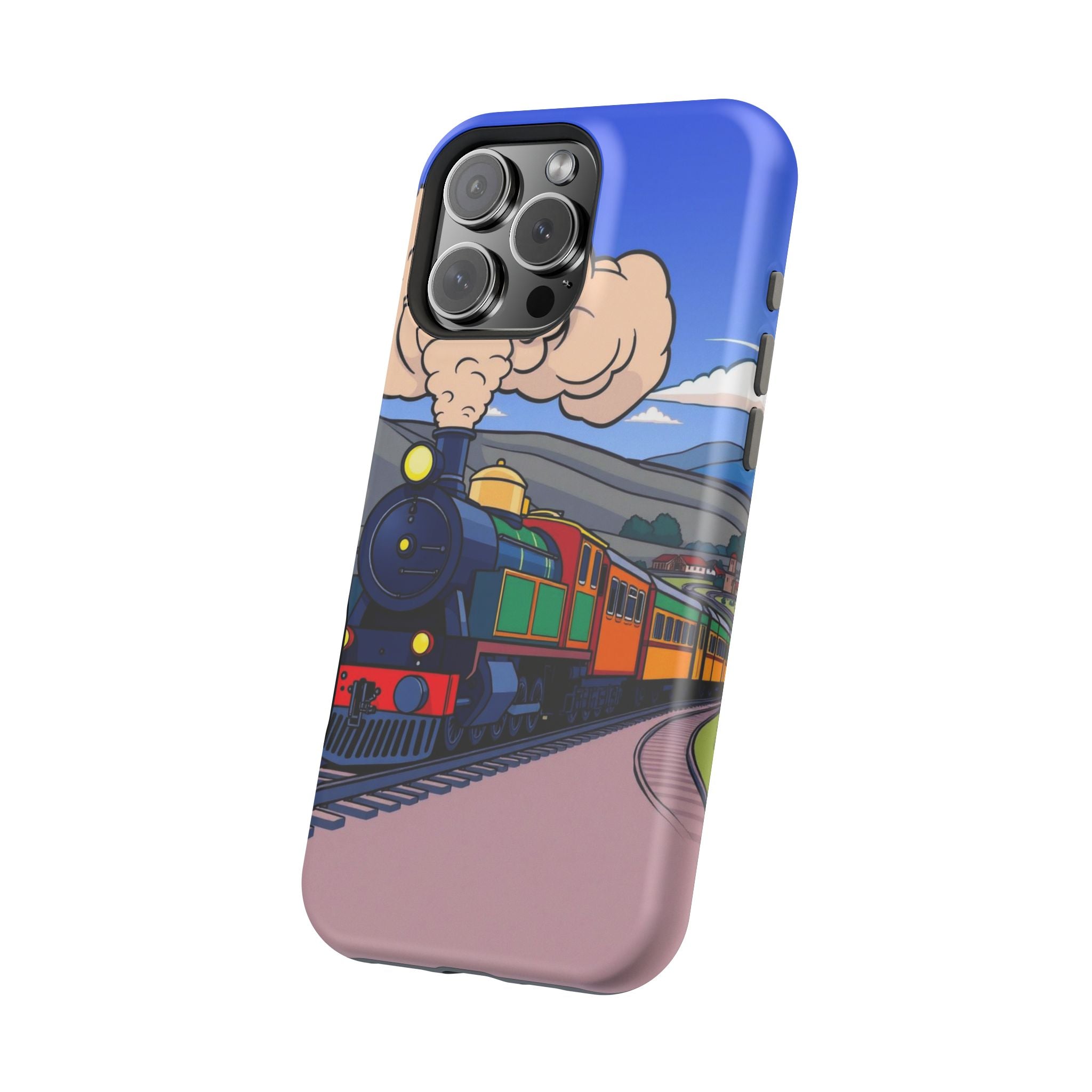 iPhone Steam Locomotive Puff Kids Fun iPhone Phone Case Gift Slim · iPhone Case