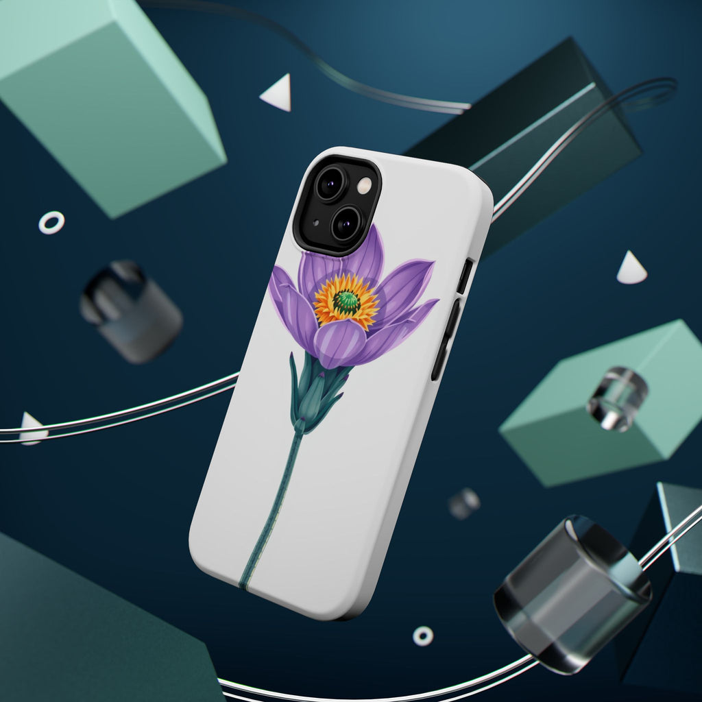 iPhone Indigo And Violet Desert Flower Slim Everyday Designer Case · iPhone Case