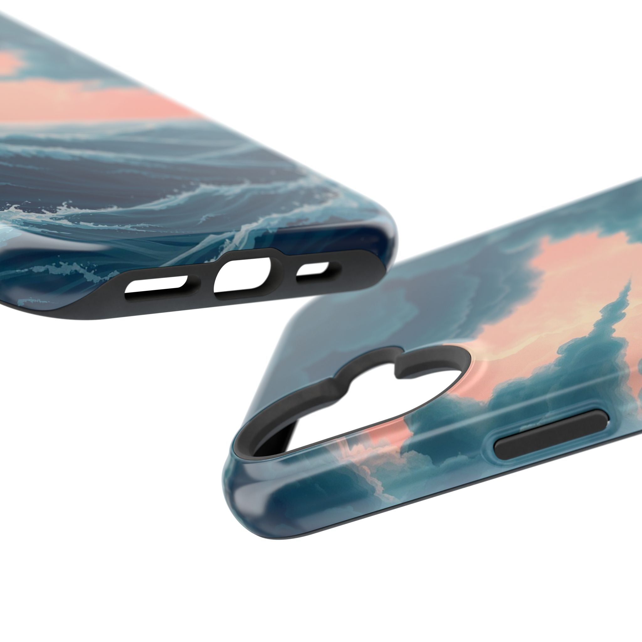 iPhone Storm at Sea 3D Digital Slim Everyday Designer Case · iPhone Case