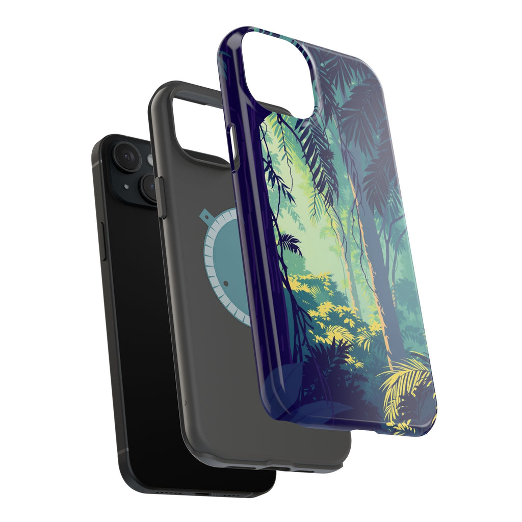 iPhone Mint And Blush Rainforest Canopy Slim Everyday iPhone Designer · iPhone C