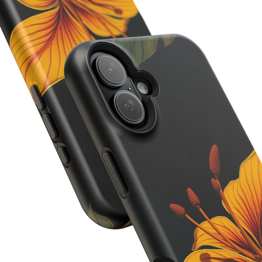 iPhone Earthy Tropical Bloom Design Artistic Everyday Cas Slim Snap Case · iPhon