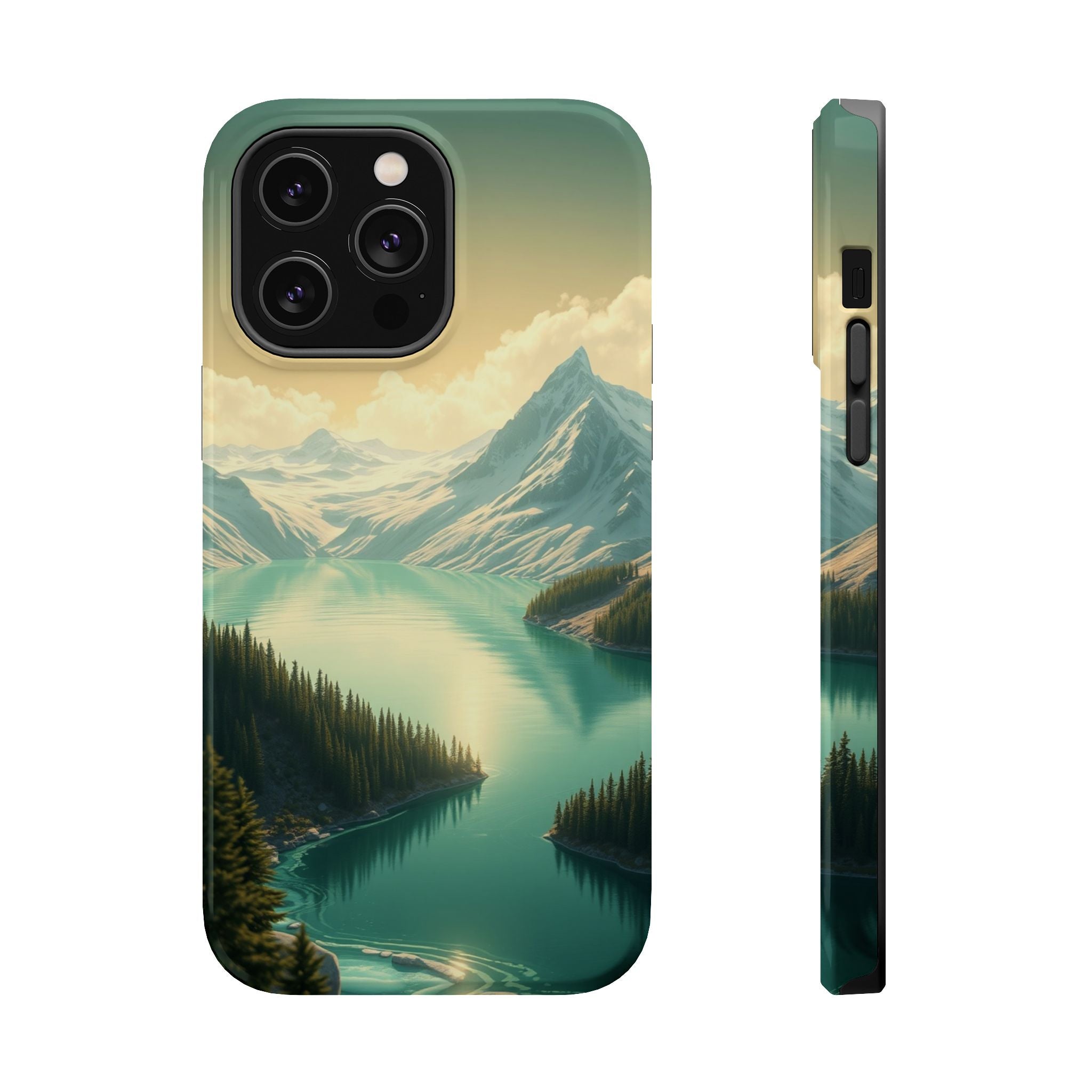 iPhone Glacier Lake Bold Art Slim Everyday Designer Case · iPhone Case