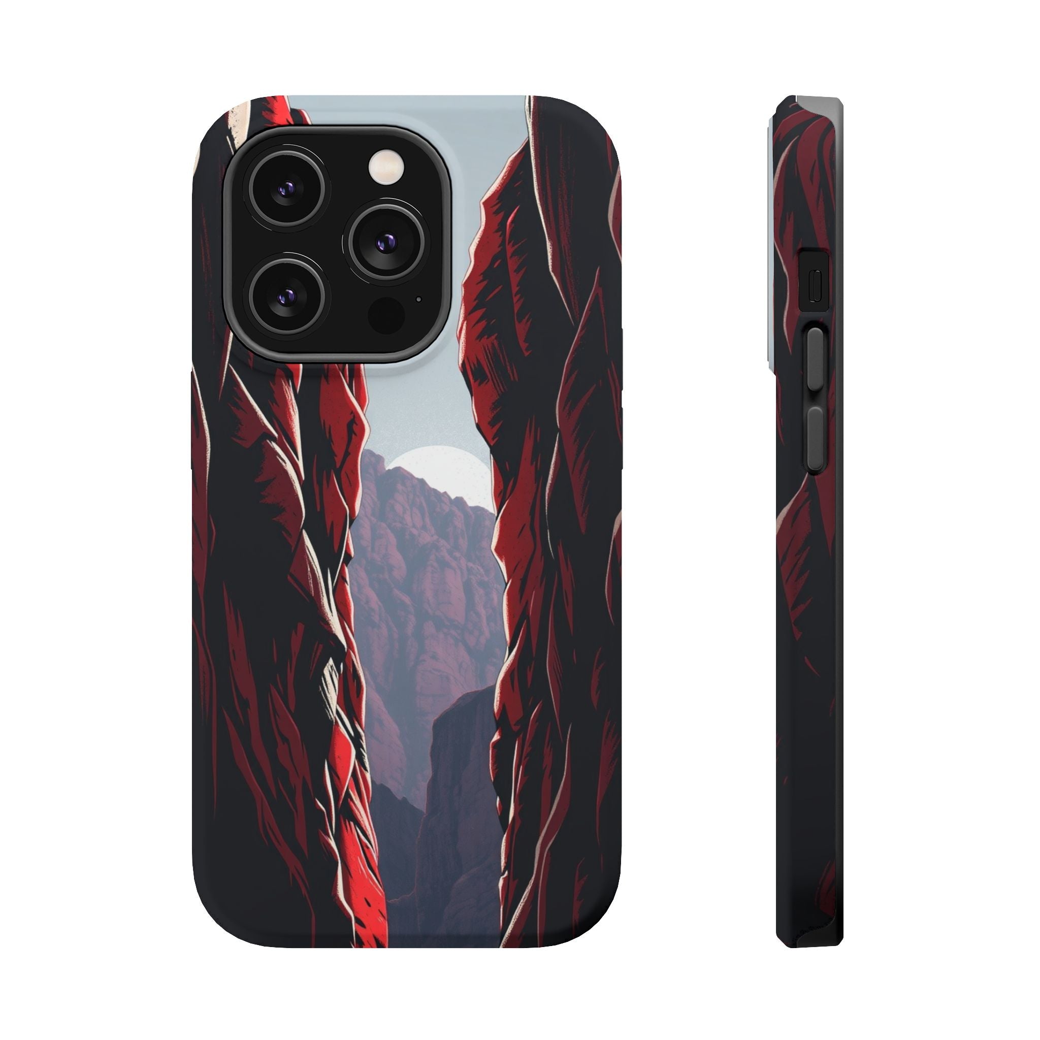 iPhone Serene Canyon Wall Design Bold Modern Everyday Snap Case · iPhone Case