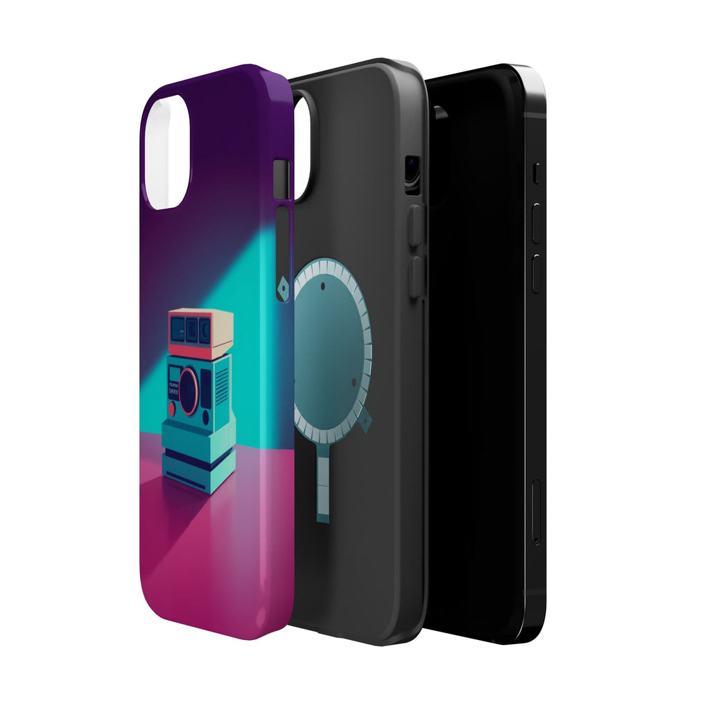 iPhone Polaroid Stack Memory Pop Art Bold Slim Everyday Designer Case · iPhone C