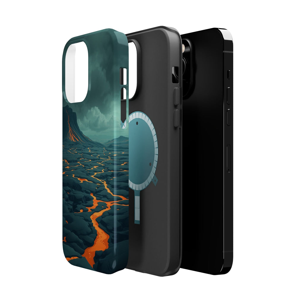 iPhone Radiant Lava Field Design 18 Slim Everyday Designer Case · iPhone Case