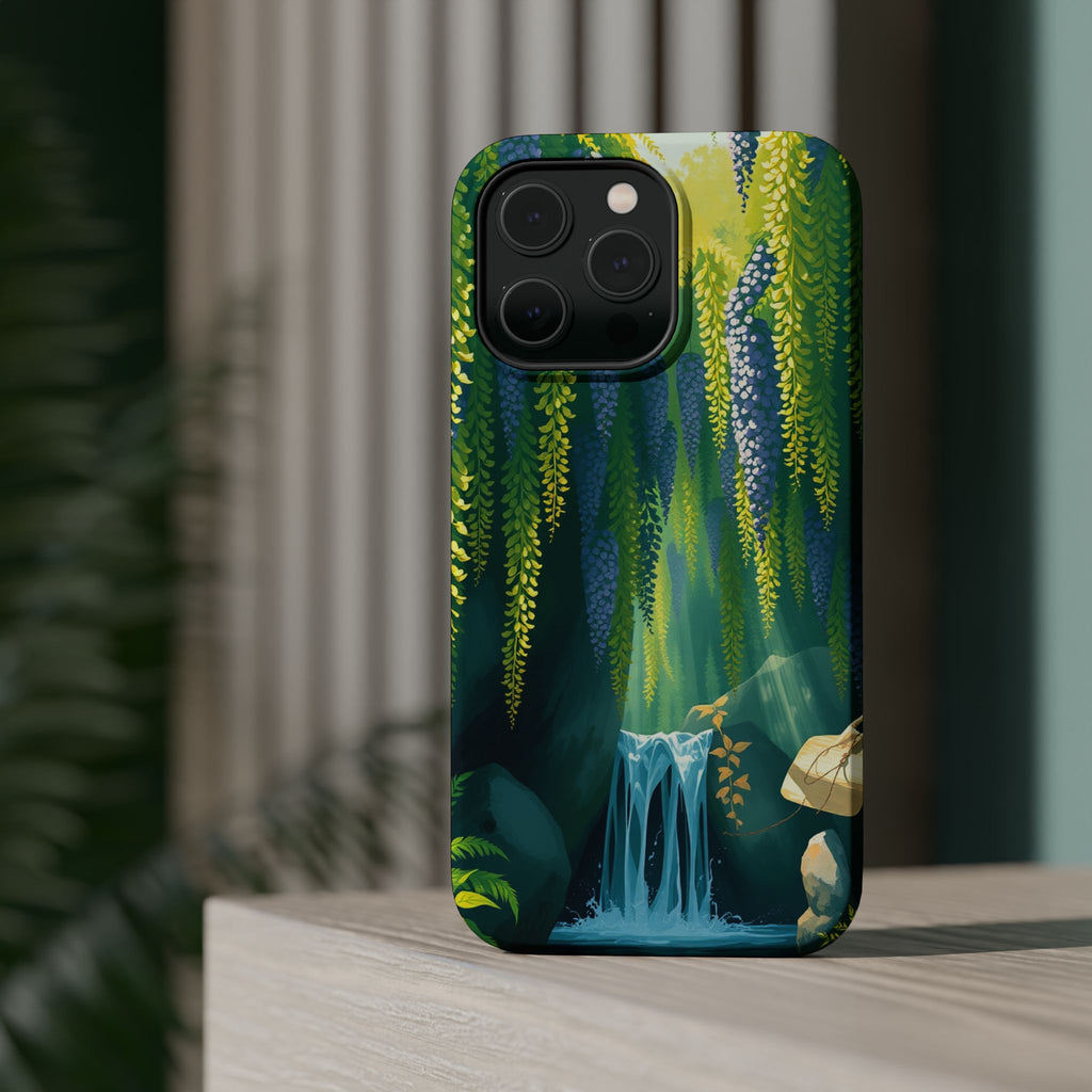 iPhone Wisteria Cascade Mystic Art Bold Modern Everyday Snap Case · iPhone Case