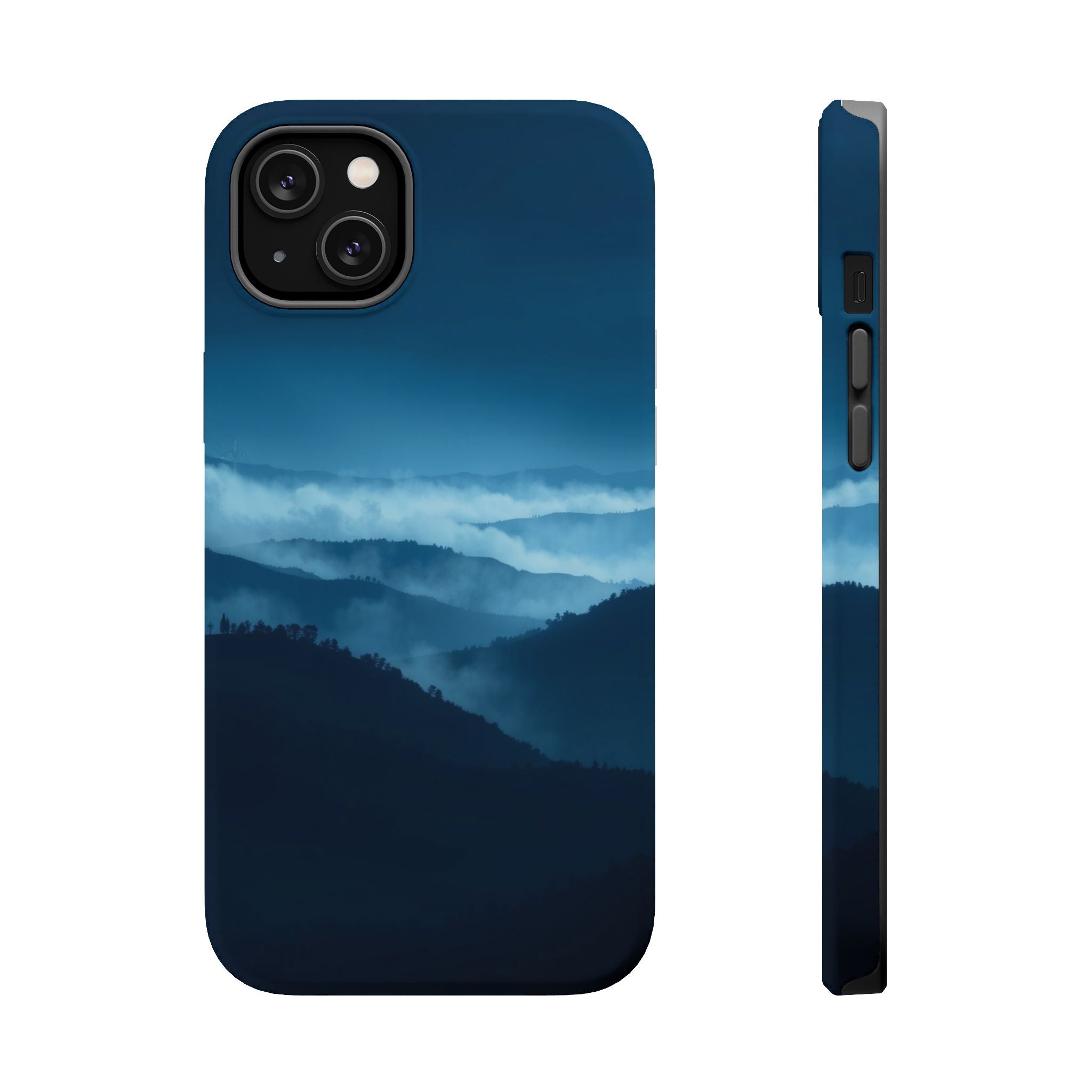 iPhone Earthy Fog Rolling Over Hills Design Slim iPhone Everyday · iPhone Case