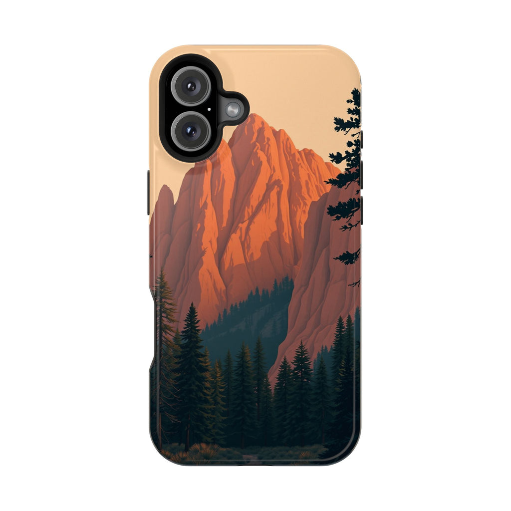 iPhone Serene Pine Ridge Design 18 Bold Modern Everyday Snap Case · iPhone Case