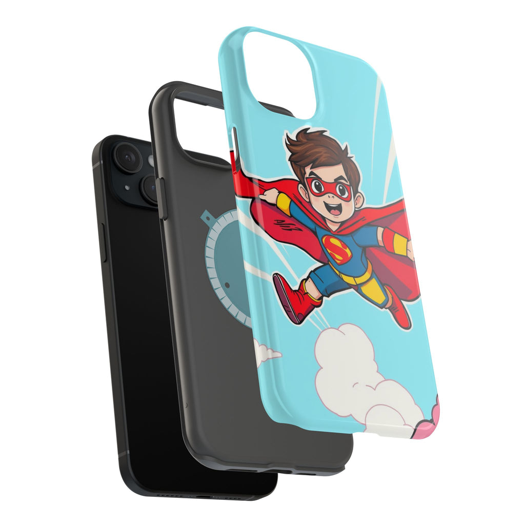 iPhone Kid Superhero Flying Kids Fun iPhone Phone Case Gift Slim · iPhone Case