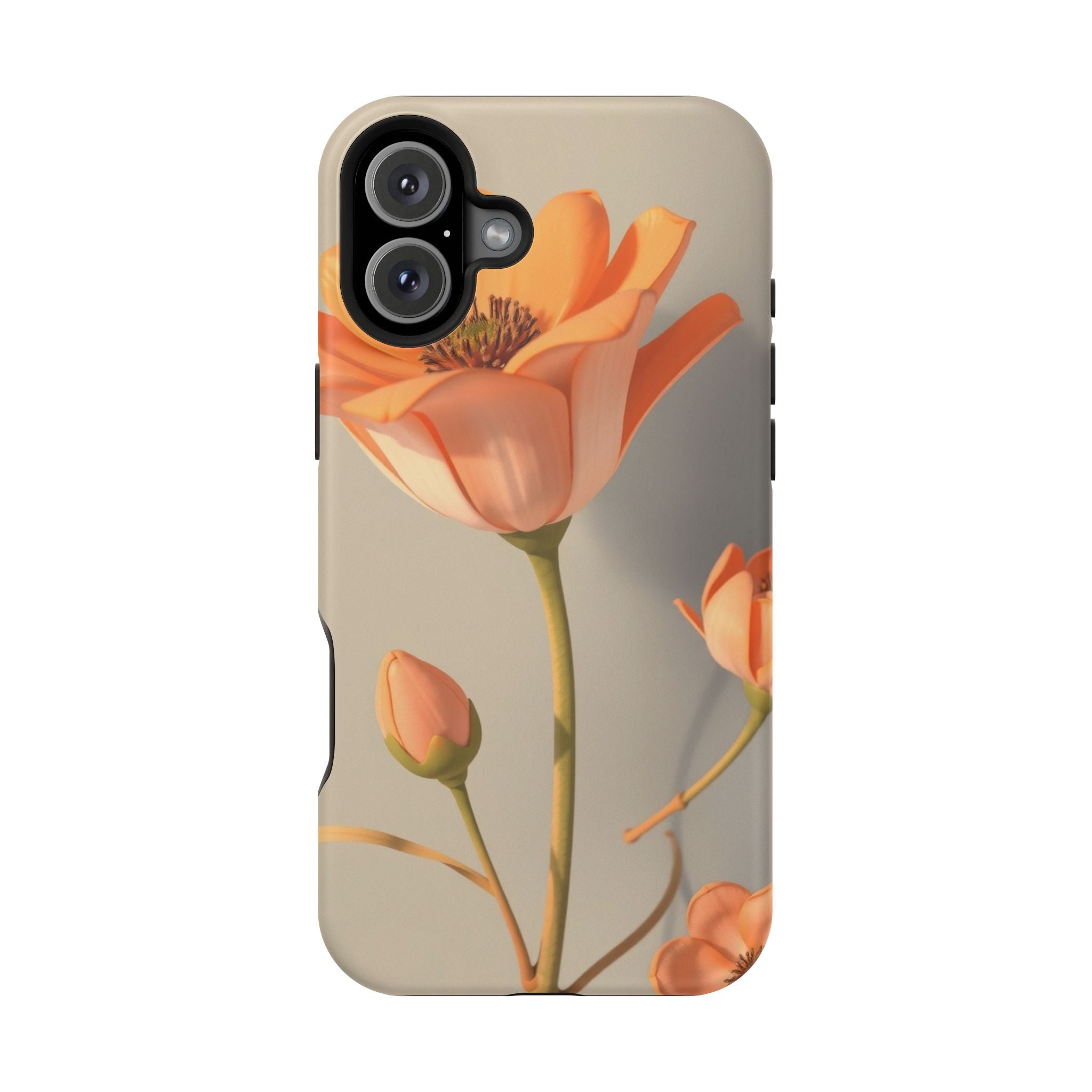 iPhone Sunset Amber And Peach Botanical Illustration iPhone Slim · iPhone Case