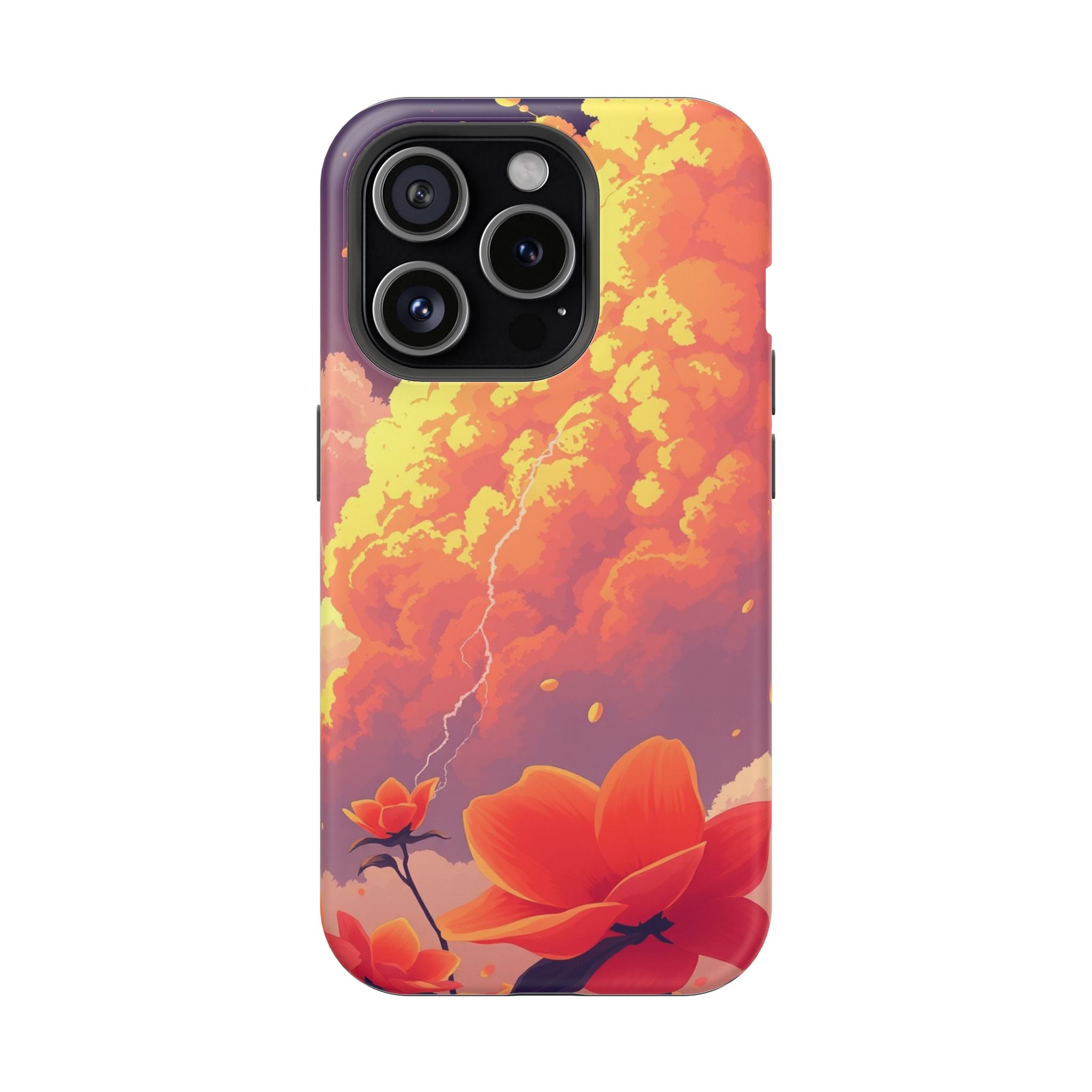 iPhone Sunset Amber And Peach Petal Storm Slim iPhone Everyday Designer · iPhone