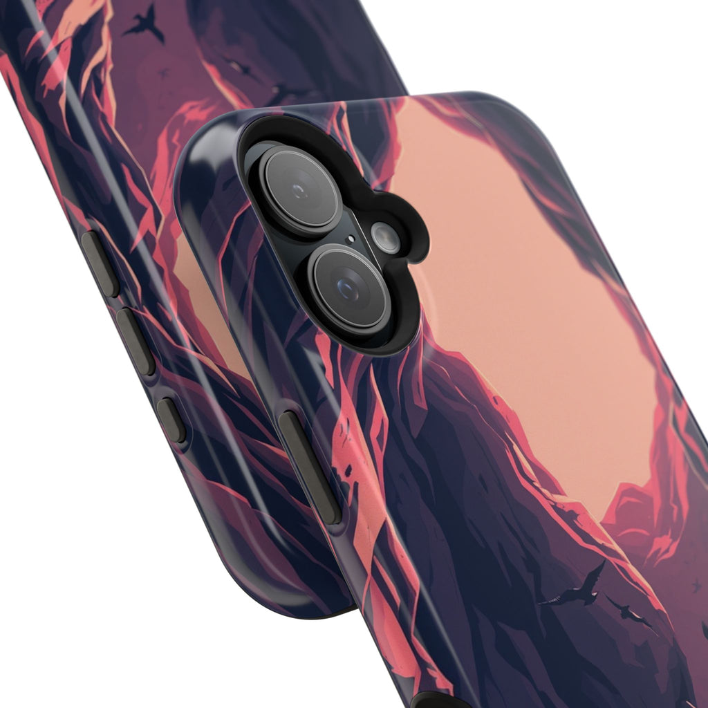 iPhone Rose Pink And Cream Dark Crystal Cave Slim Everyday Designer Case · iPhon