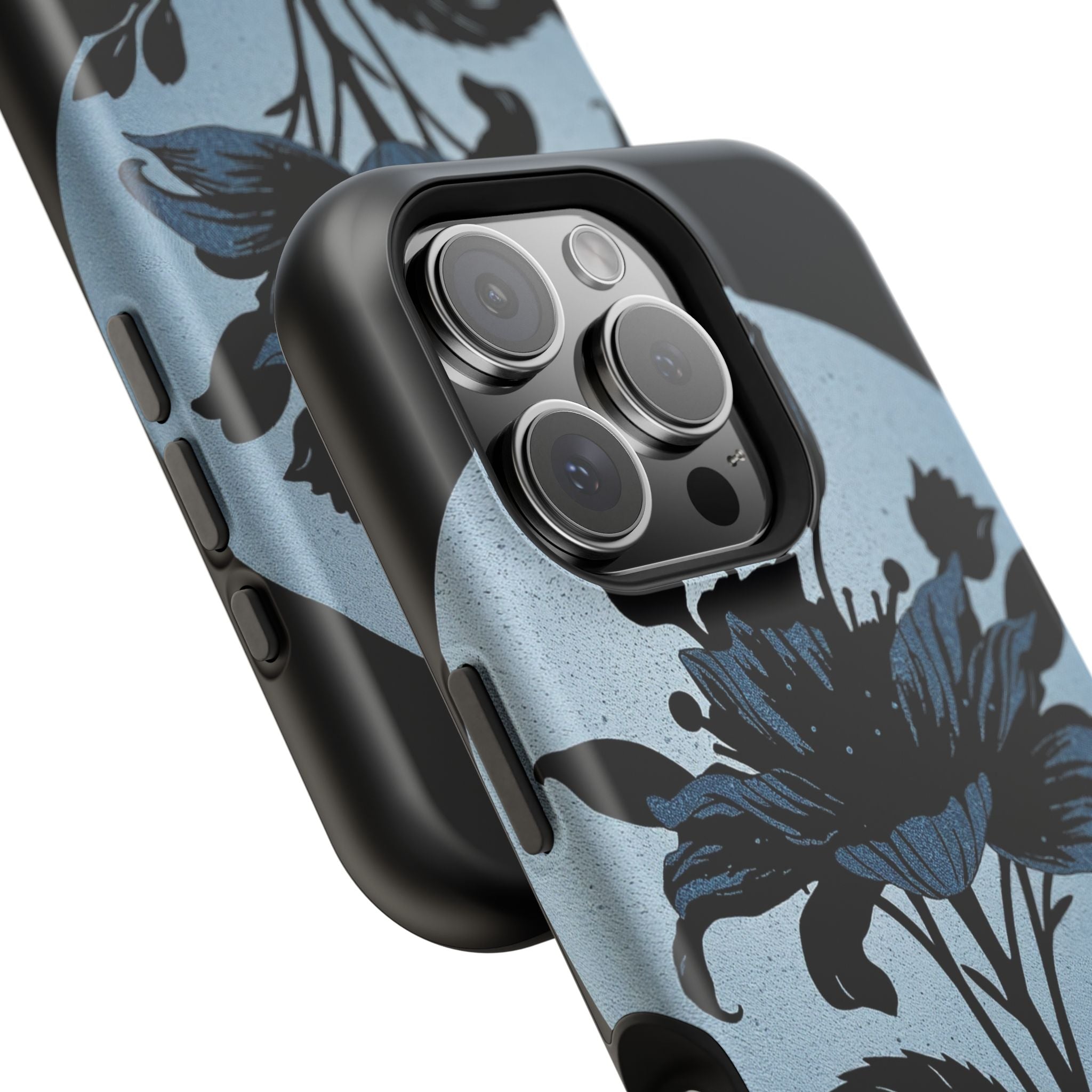 iPhone Radiant Floral Silhouette Design Slim Everyday Designer Case · iPhone Cas