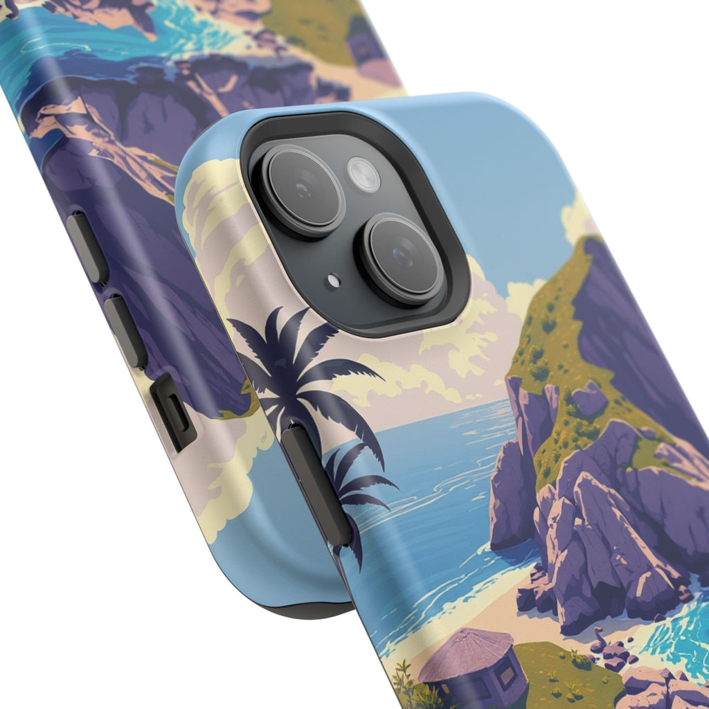 iPhone Vibrant Hibiscus Coast Design Slim Everyday Designer Case · iPhone Case