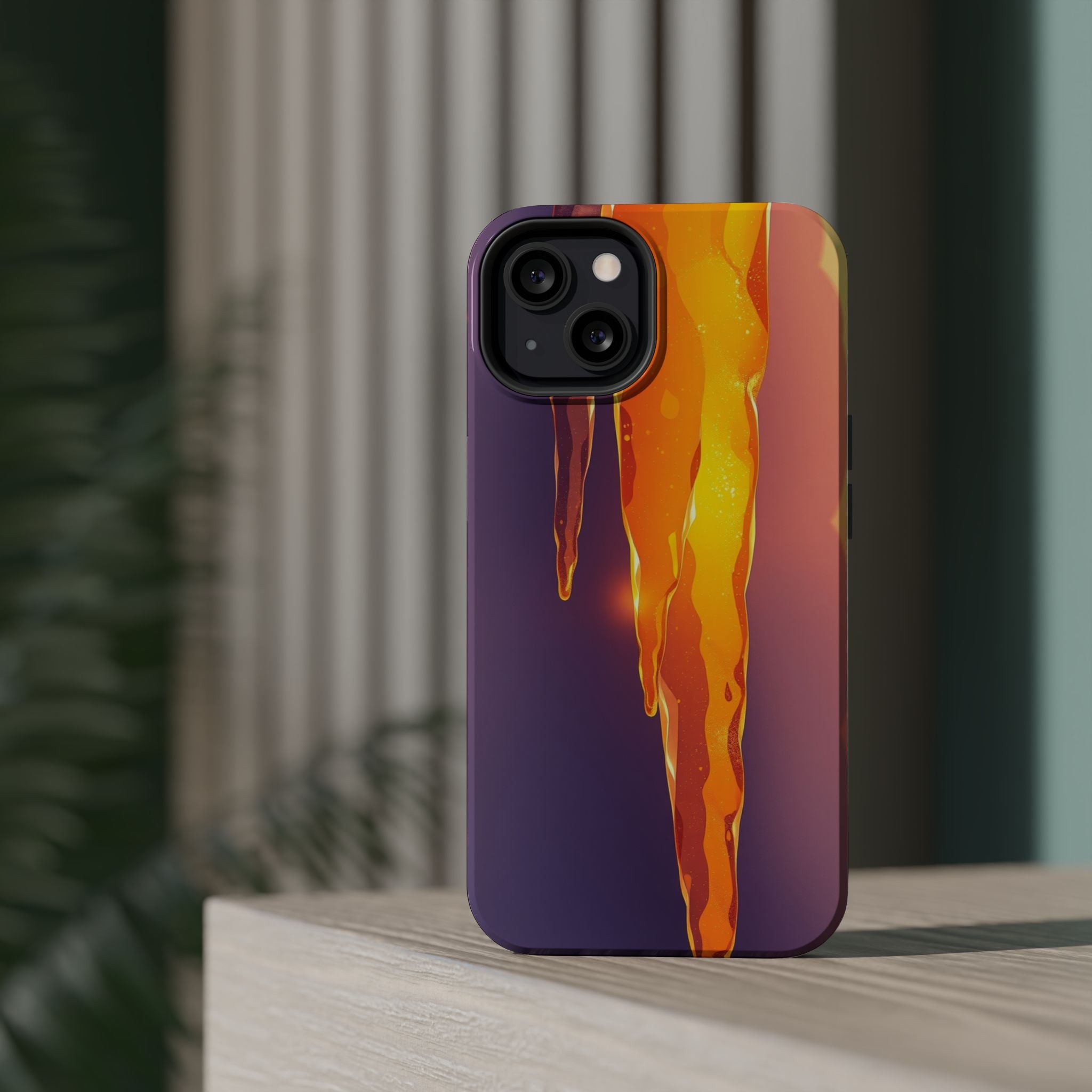iPhone Icicle Formation Gold Foil Luxury Slim Everyday iPhone Designer · iPhone