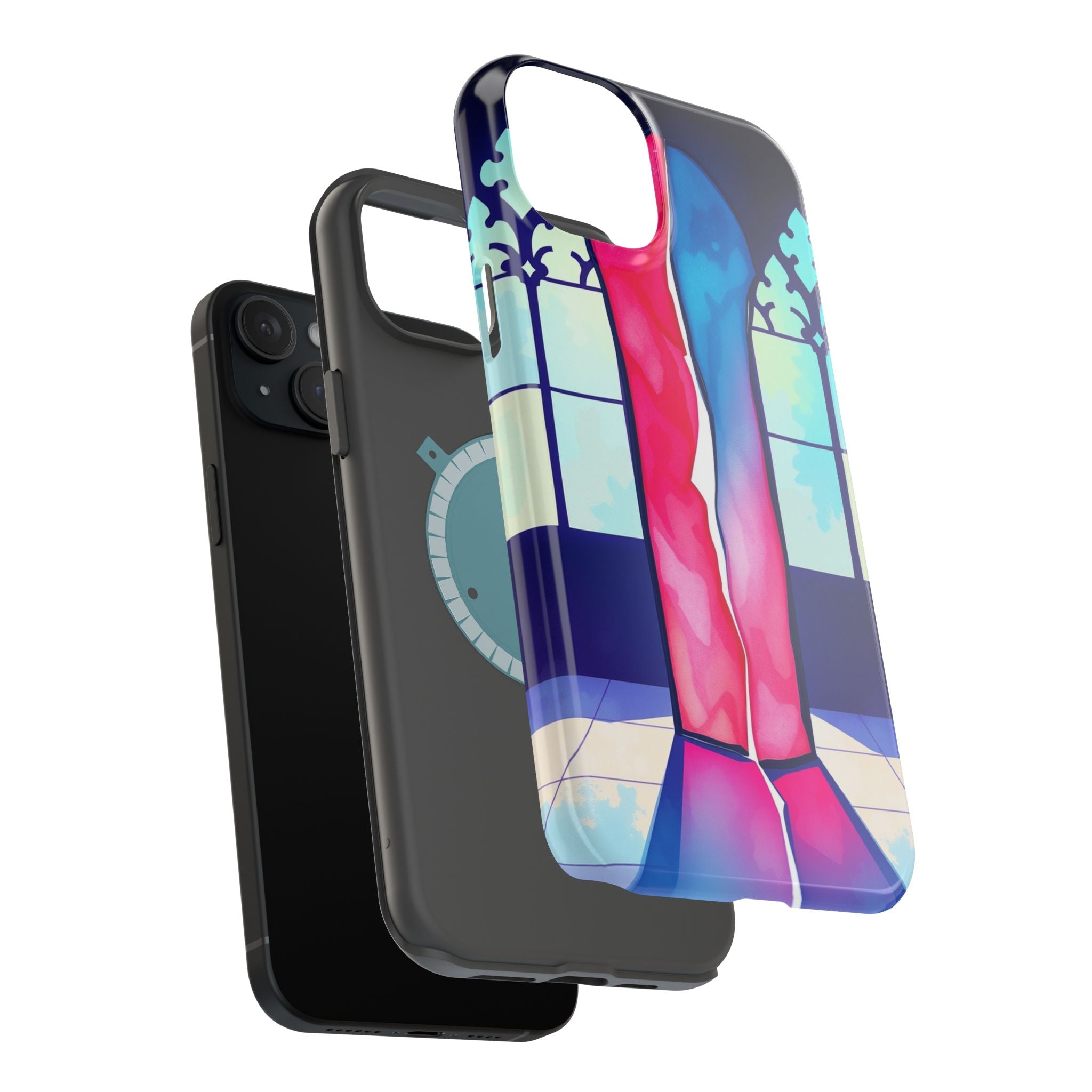 iPhone Stained Glass Break Electric Art Slim Everyday iPhone Designer · iPhone C