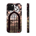 iPhone Rose Pink And Cream Rainforest Canopy Slim iPhone Everyday · iPhone Case