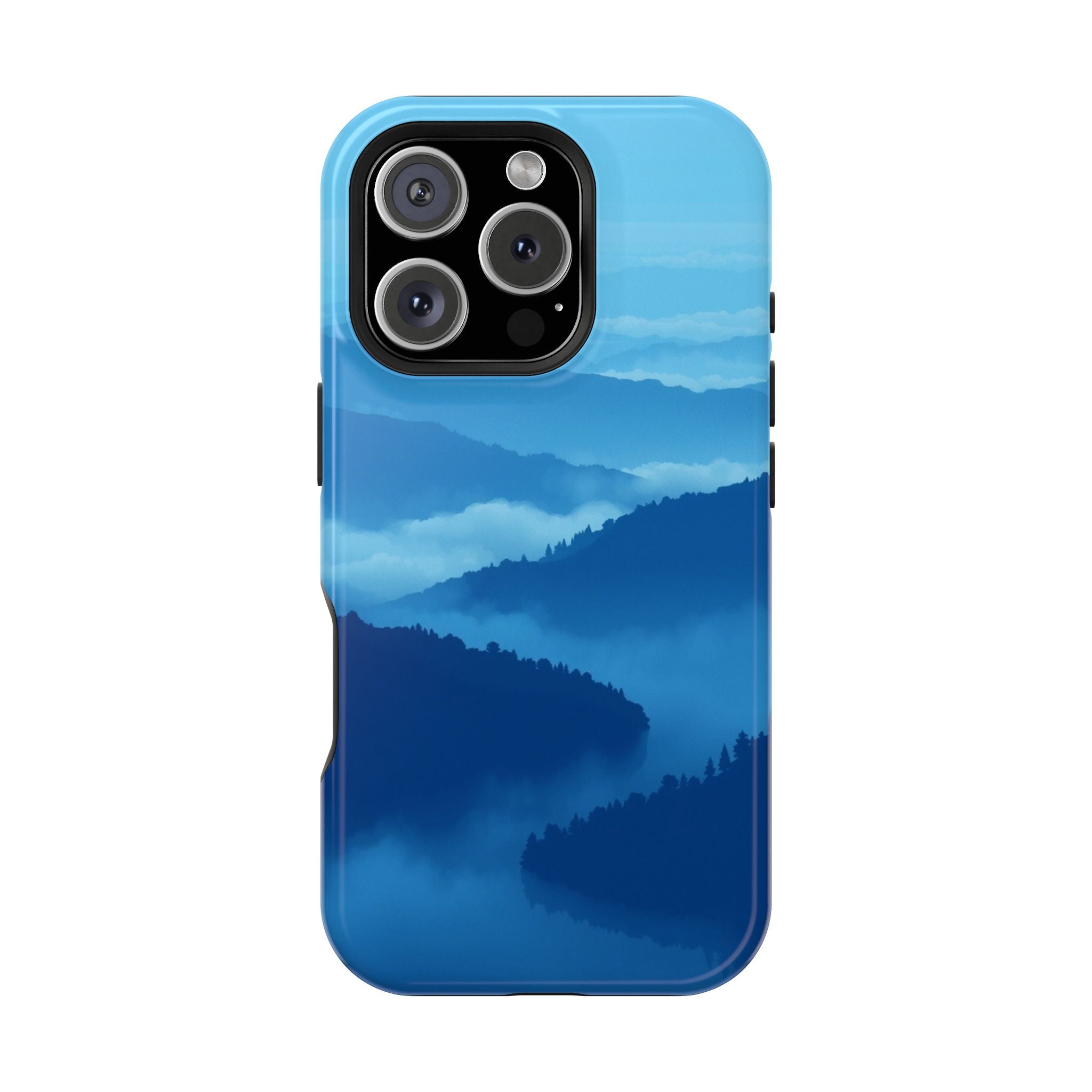 iPhone Fog Rolling Over Hills Pixel Art -Bit Slim iPhone Everyday · iPhone Case