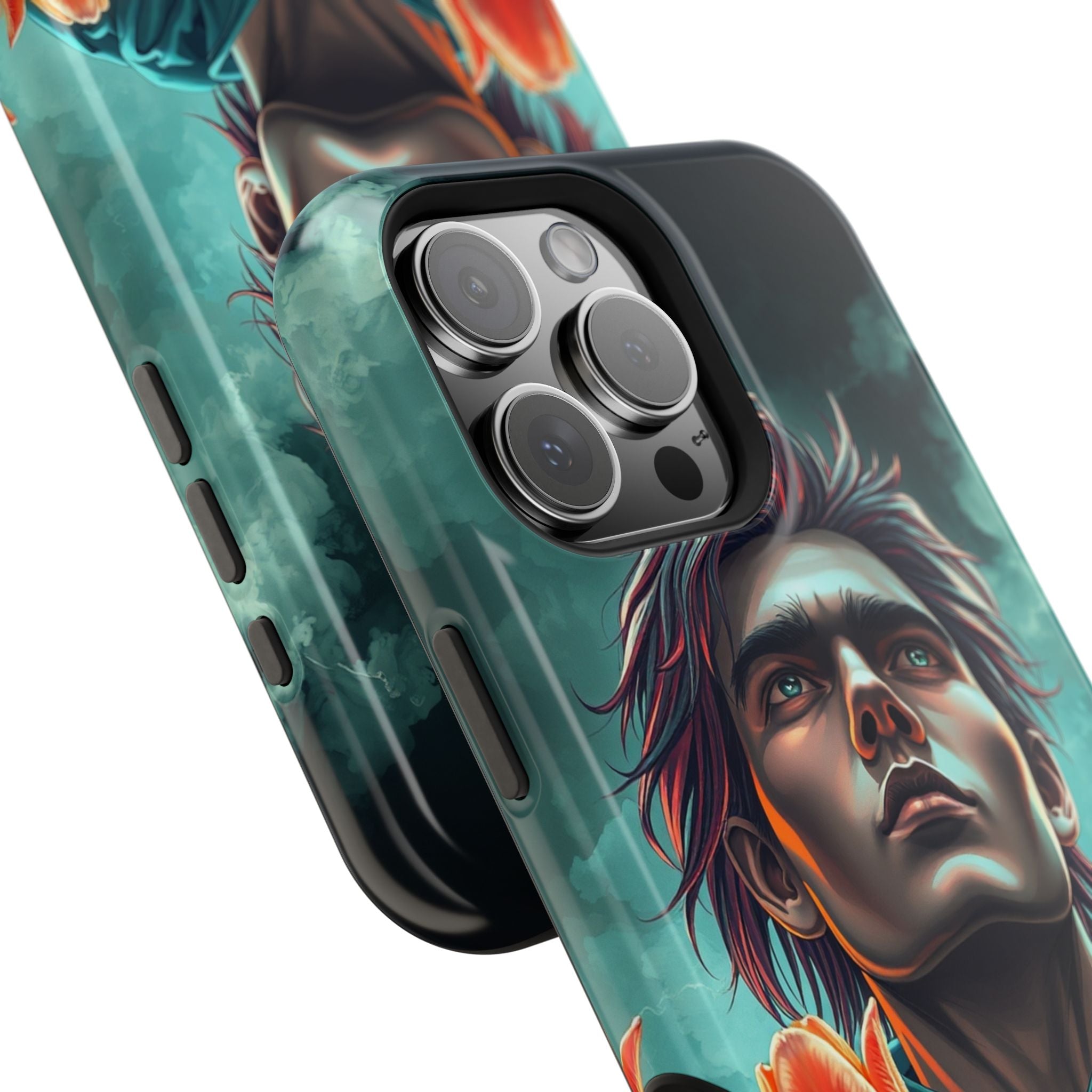 iPhone Tulip Row Electric Art Slim Everyday Designer Case · iPhone Case