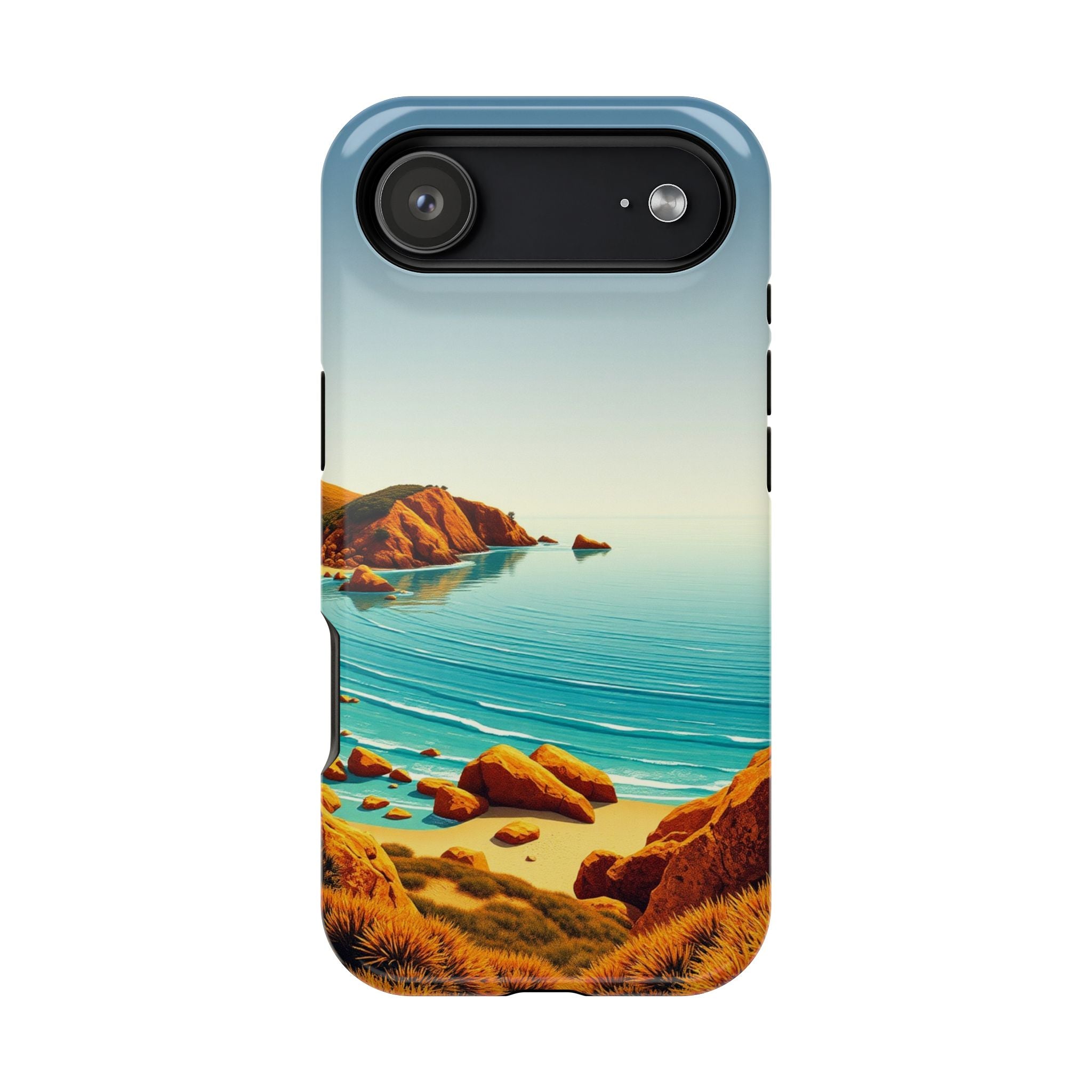 iPhone Mustard And Rust Pebble Beach Slim Everyday iPhone 14 Designer · iPhone C