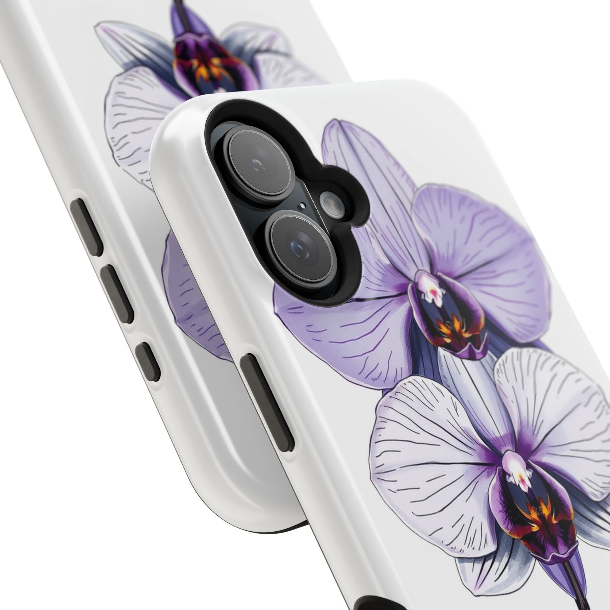iPhone Orchid Study Hand-Drawn Sketch Slim Everyday Designer Case · iPhone Case