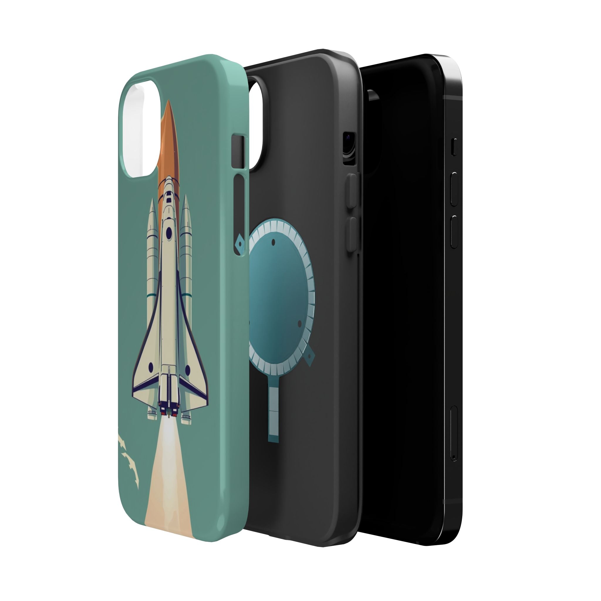 iPhone Retro Space Shuttle Cinematic Art Slim Everyday Designer Case · iPhone Ca