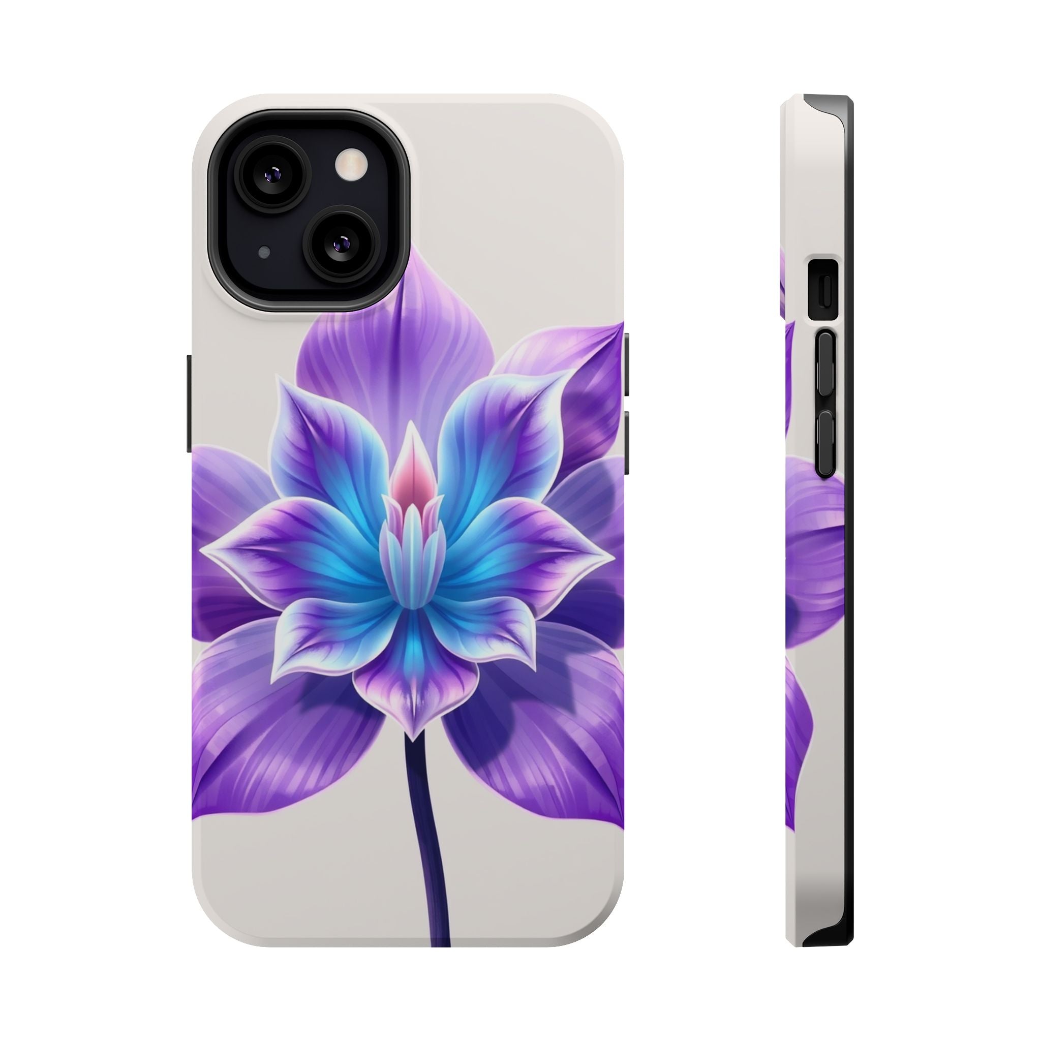 iPhone Dreamy Neon Floral Design 10 Slim Everyday Designer Case · iPhone Case
