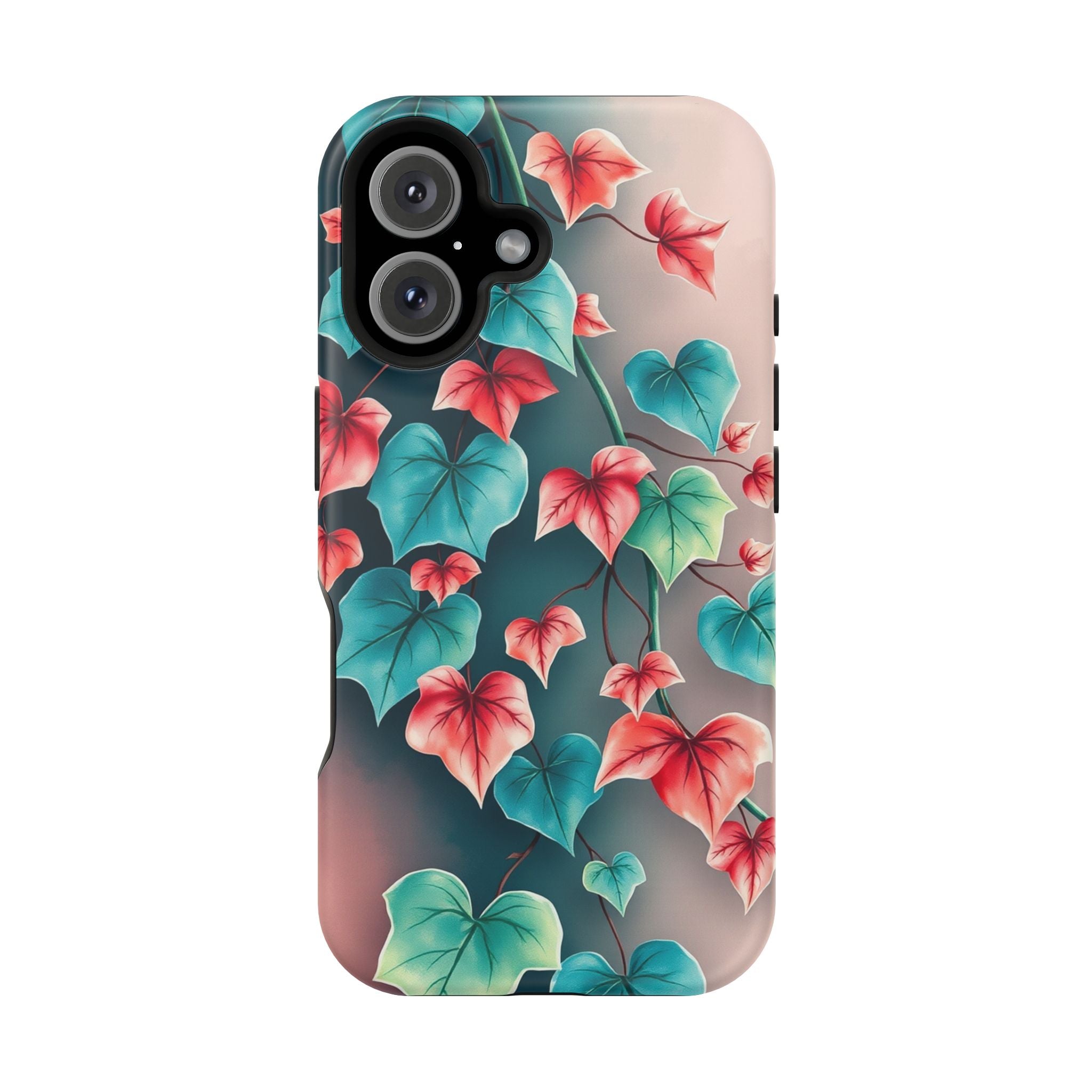 iPhone Art Nouveau Vine Teal And Coral Slim Snap Case · iPhone Case