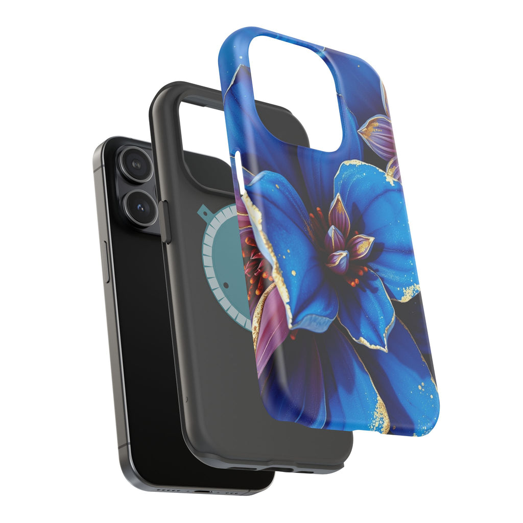 iPhone Floral Gold Foil Serene Design Slim Snap Case Ga · iPhone Case