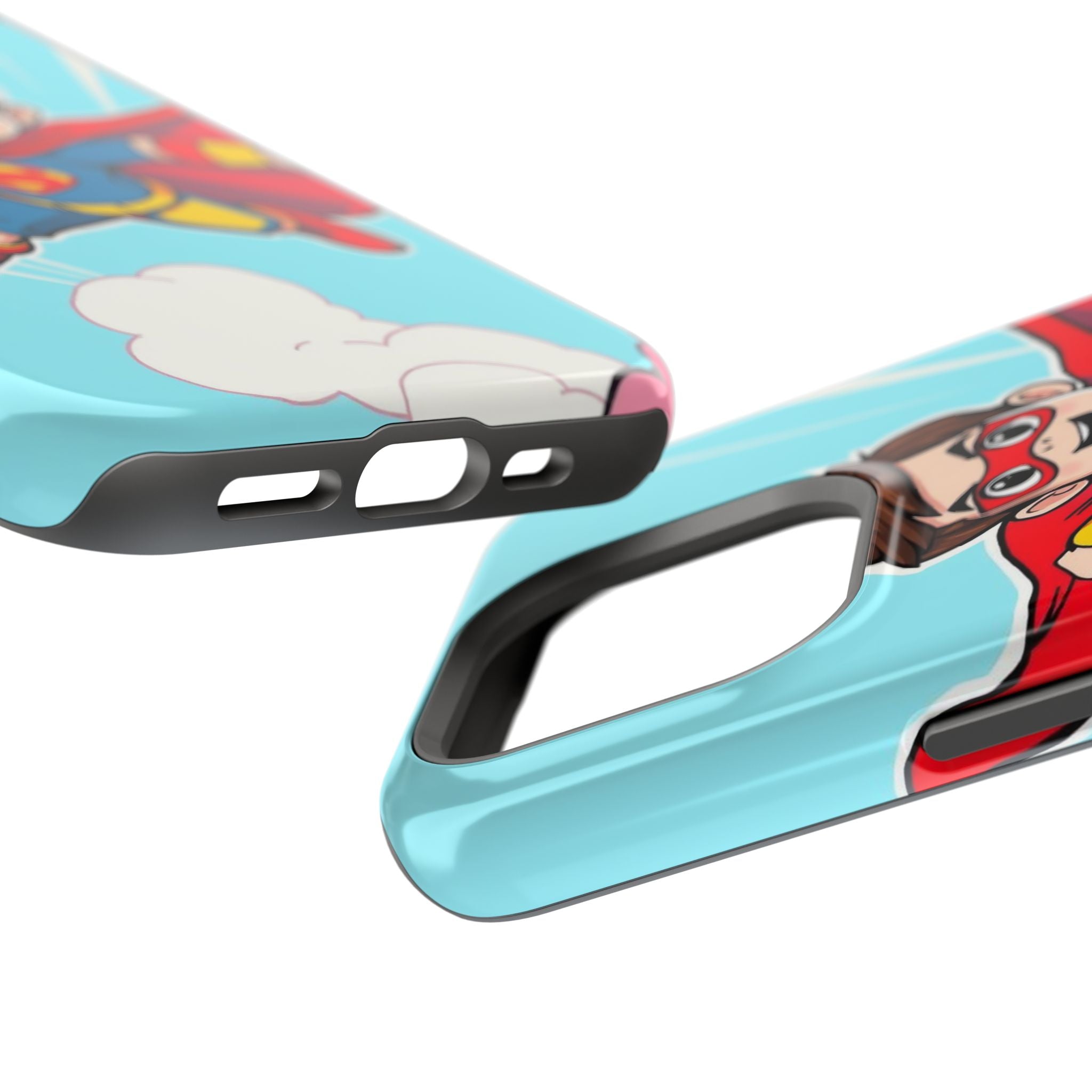 iPhone Kid Superhero Flying Kids Fun iPhone Phone Case Gift Slim · iPhone Case
