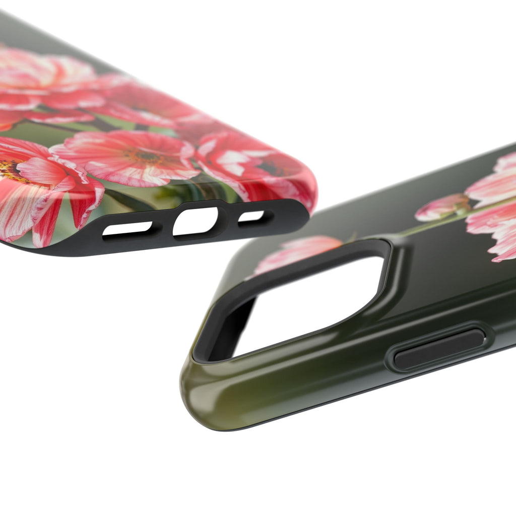 iPhone Ranunculus Stack Vibrant Watercolor Slim Snap Case · iPhone Case