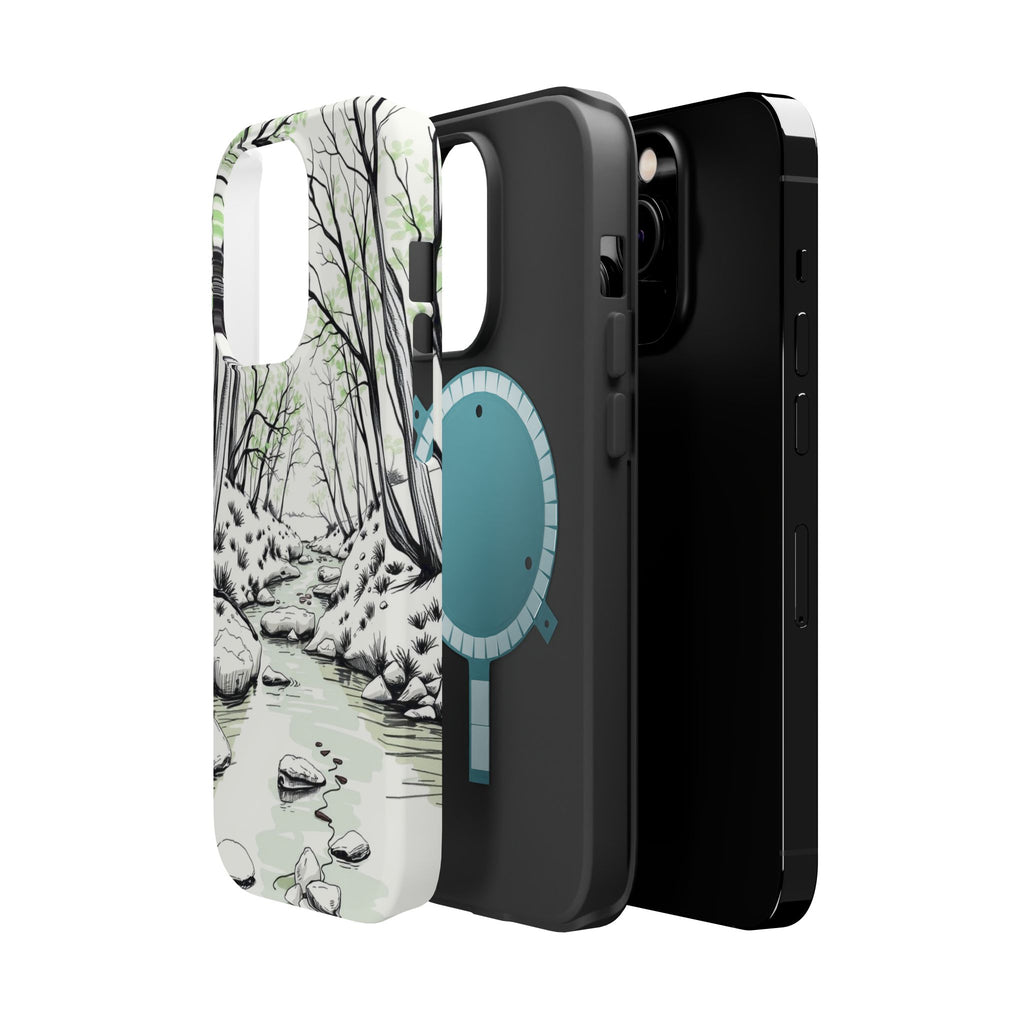 iPhone Sage And Ivory Spring Creek Bold Modern Everyday Snap Case · iPhone Case