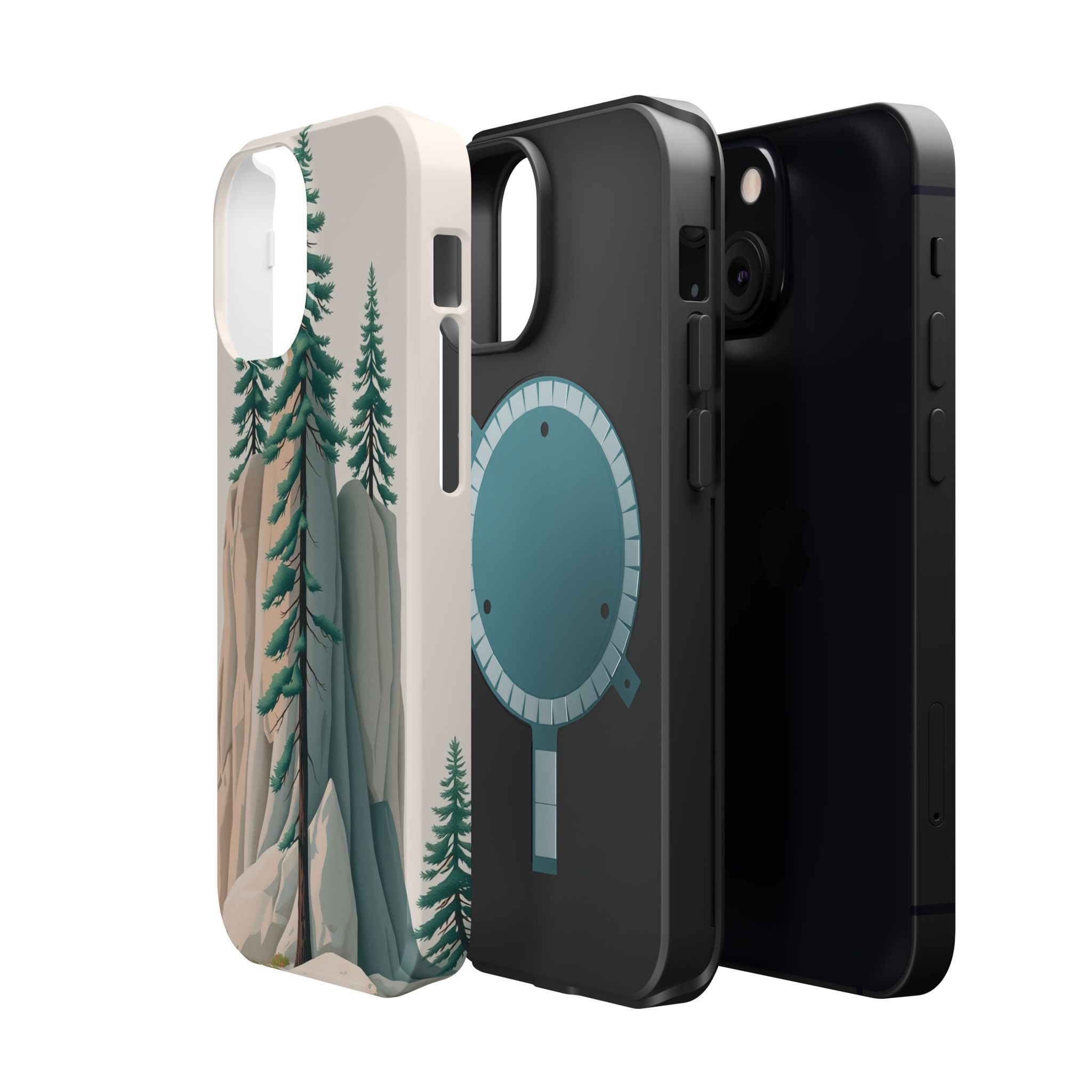 iPhone Pine Ridge Electric Art 17 Bold Modern Everyday Snap Case · iPhone Case