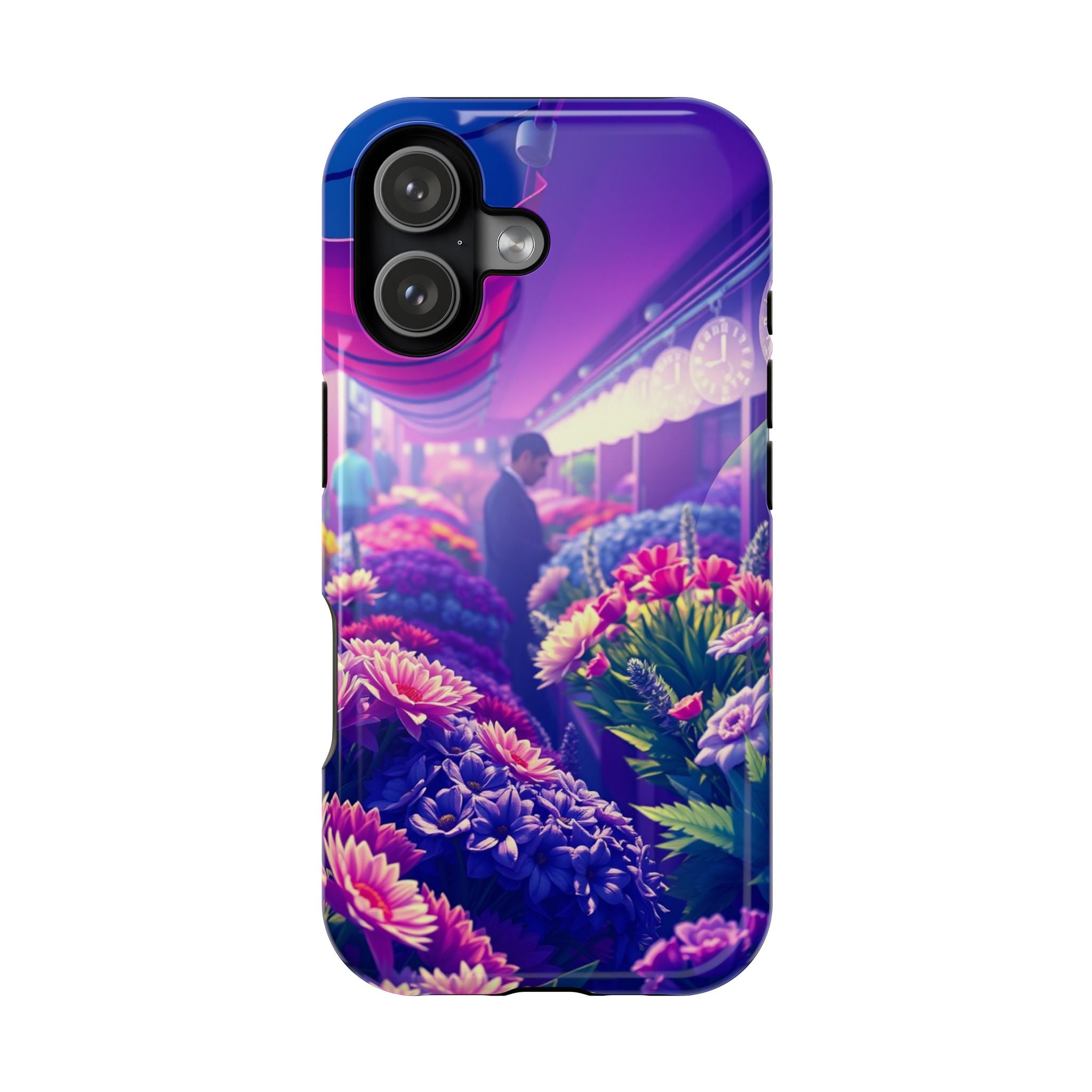 iPhone Flower Market Enchanted Art Bold Modern Everyday Snap Case · iPhone Case