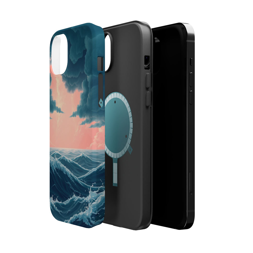 iPhone Storm at Sea 3D Digital Slim Everyday Designer Case · iPhone Case