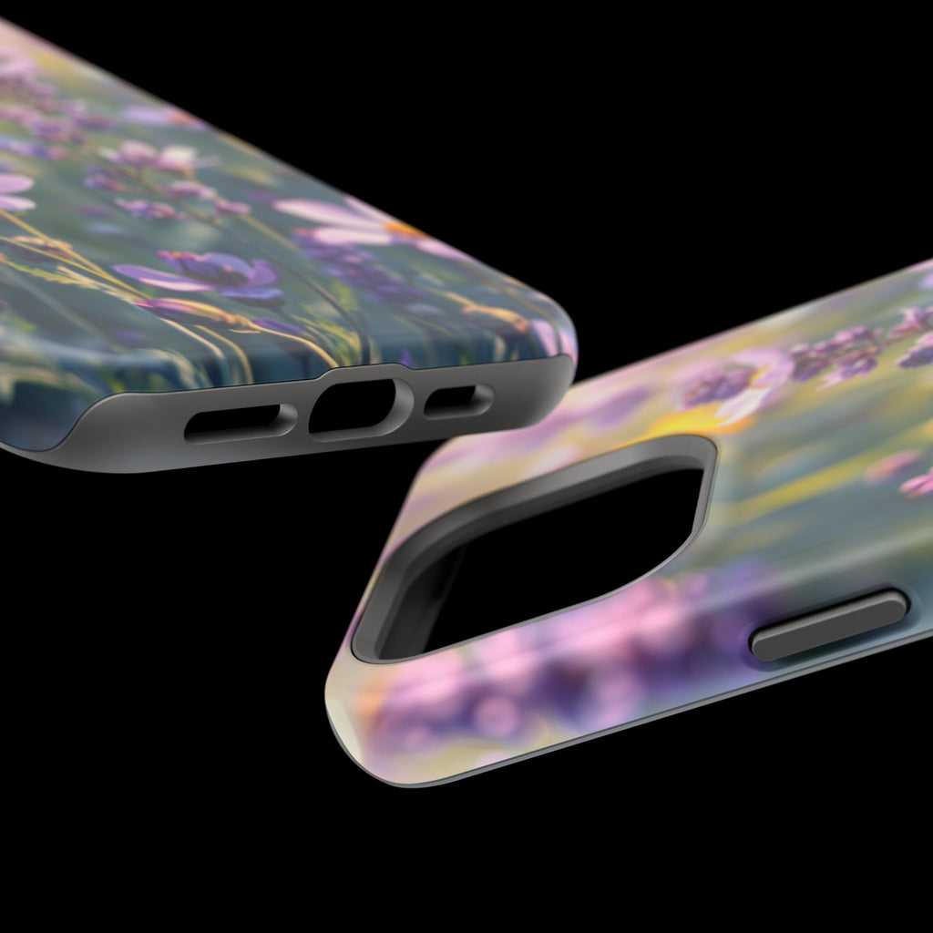 iPhone Lavender And Pearl Wildflower Field Slim iPhone Everyday · iPhone Case