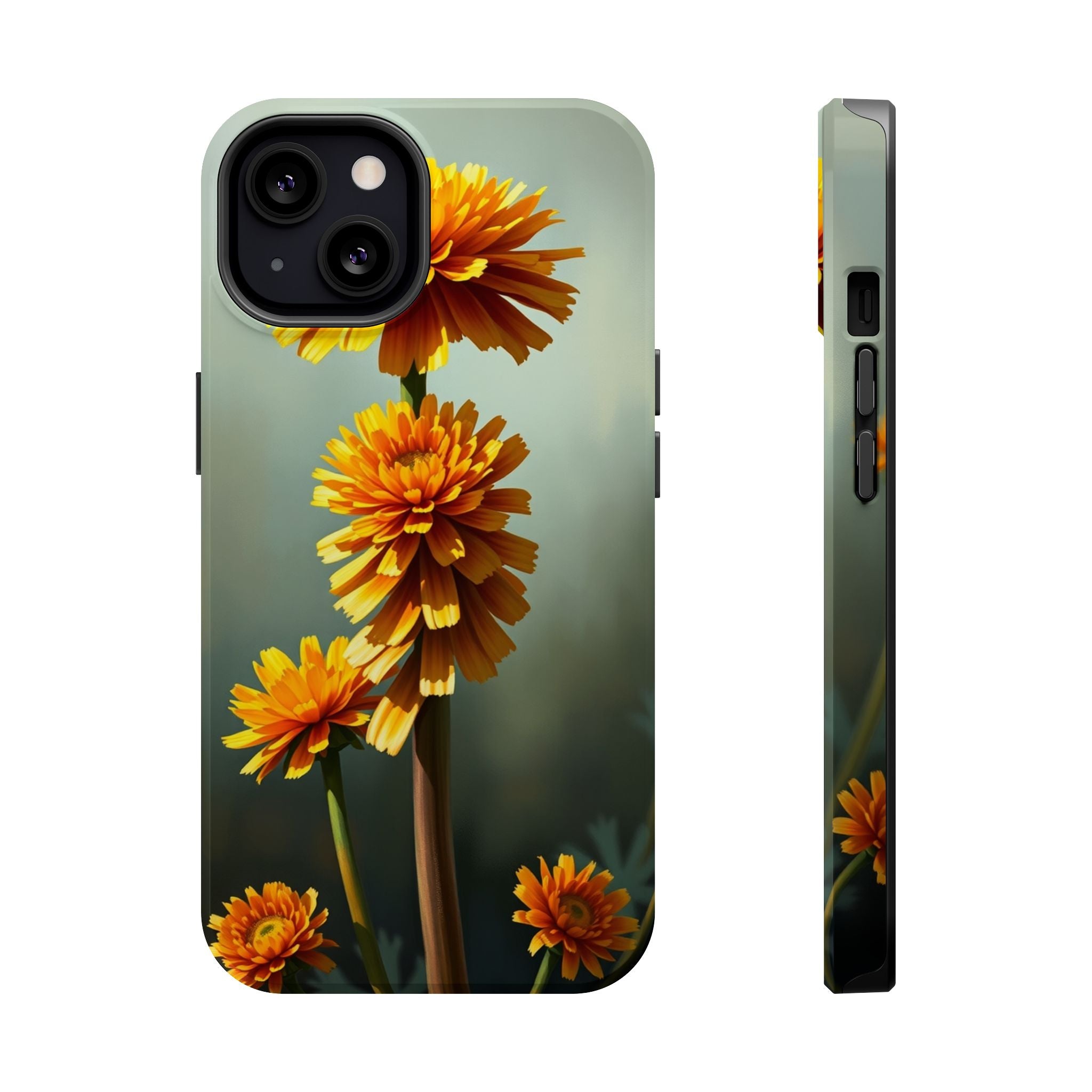 iPhone Ranunculus Stack Electric Art Slim Everyday Designer Case · iPhone Case