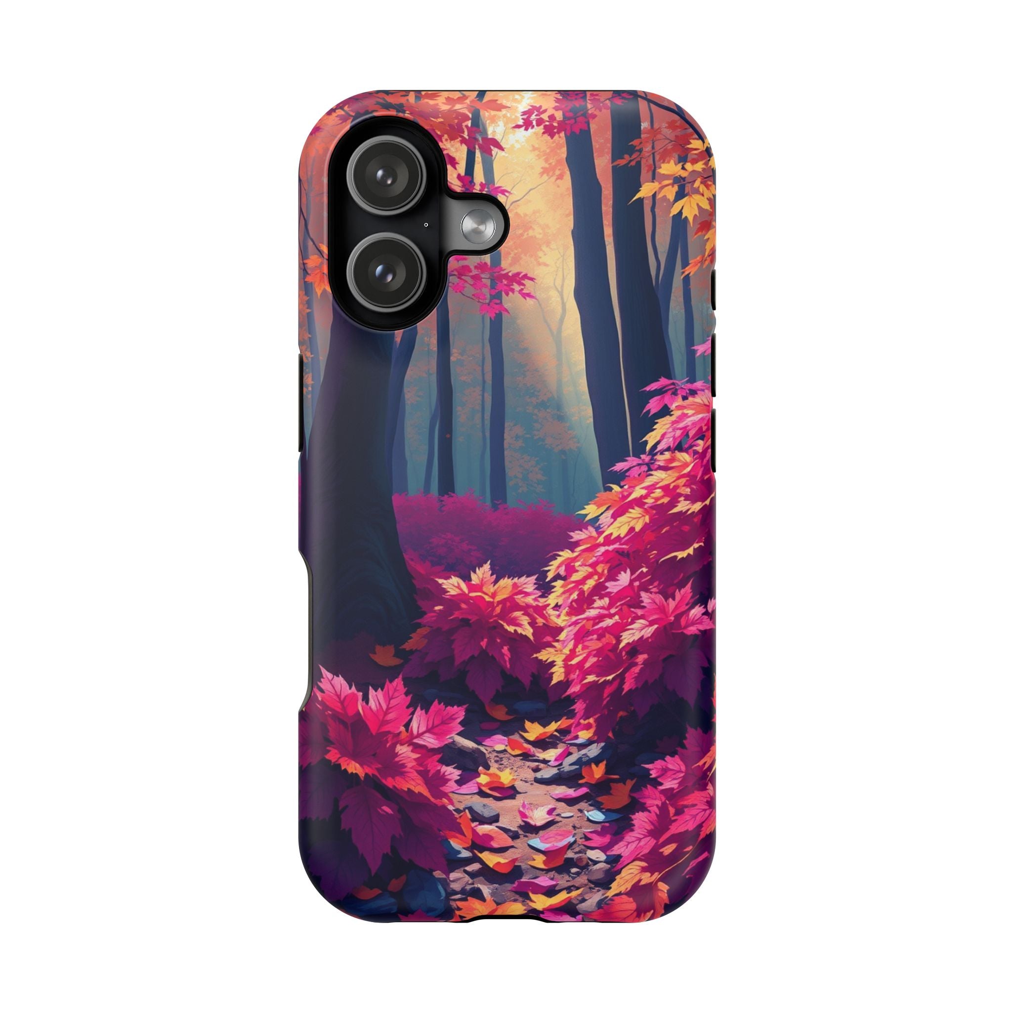 iPhone Earthy Autumn Forest Floor Design Slim Everyday iPhone Designer · iPhone
