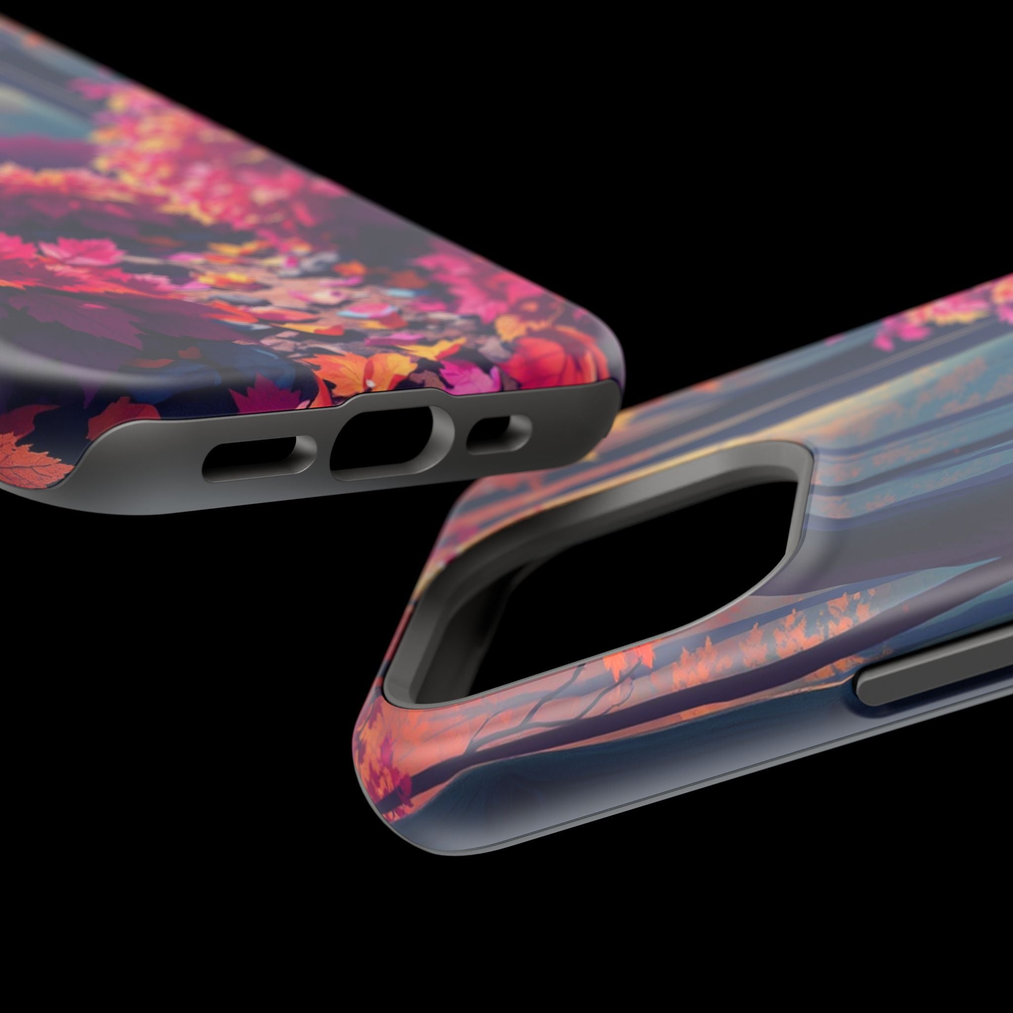 iPhone Earthy Autumn Forest Floor Design Slim Everyday iPhone Designer · iPhone