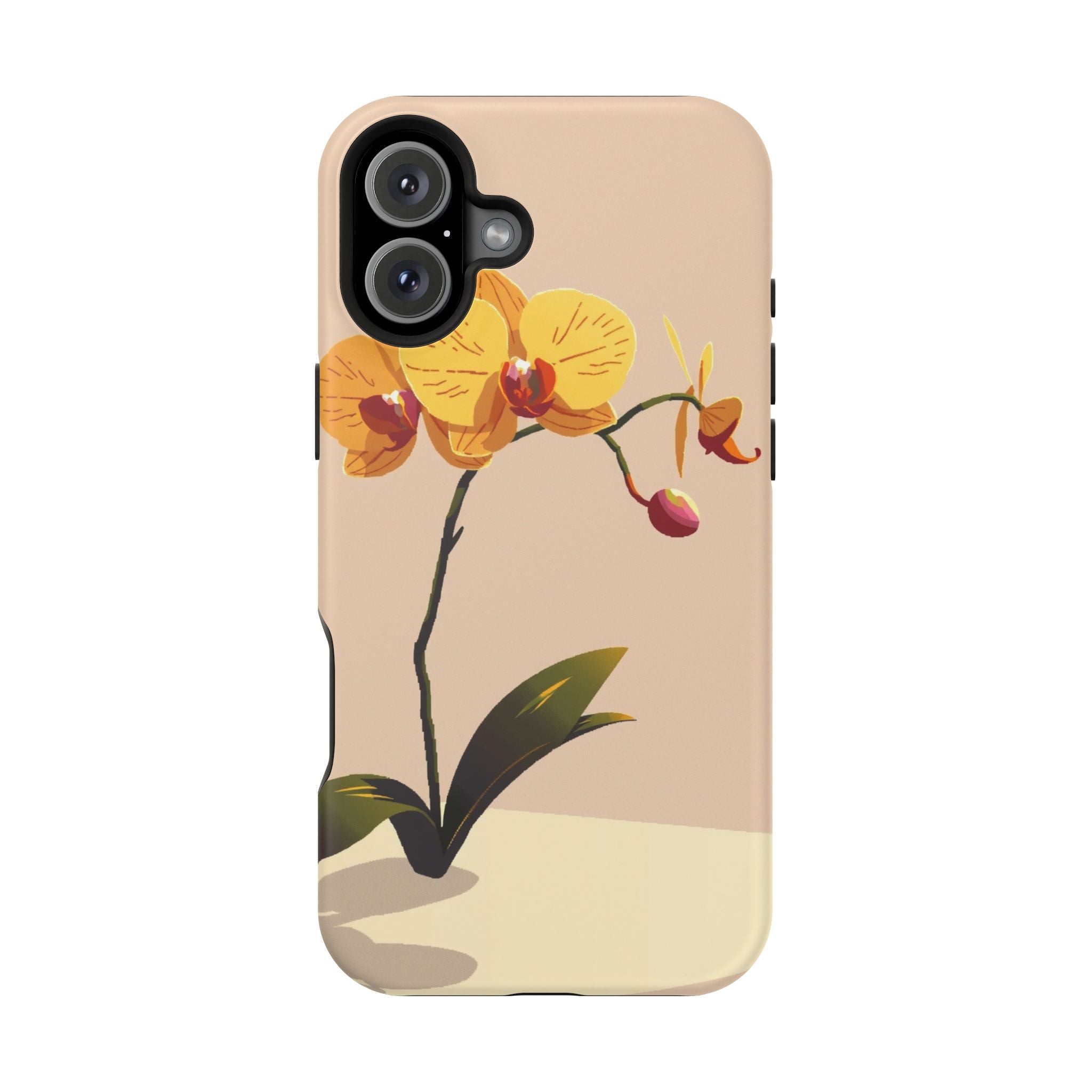 iPhone Orchid Study Pixel Art -Bit Bold Modern Everyday Snap Case · iPhone Case