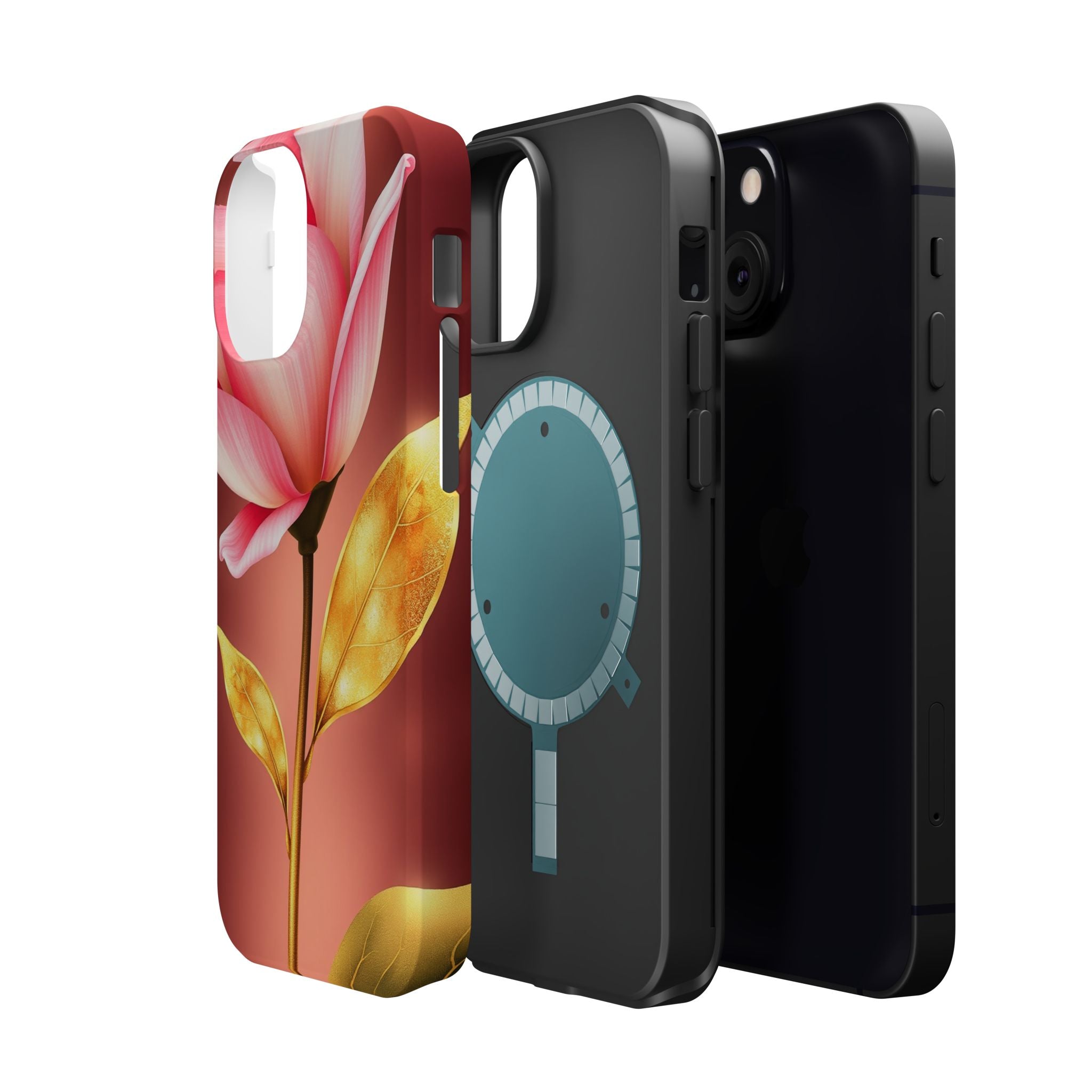iPhone Dreamy Bloom and Leaf Design 14 Slim Everyday Designer Case · iPhone Case