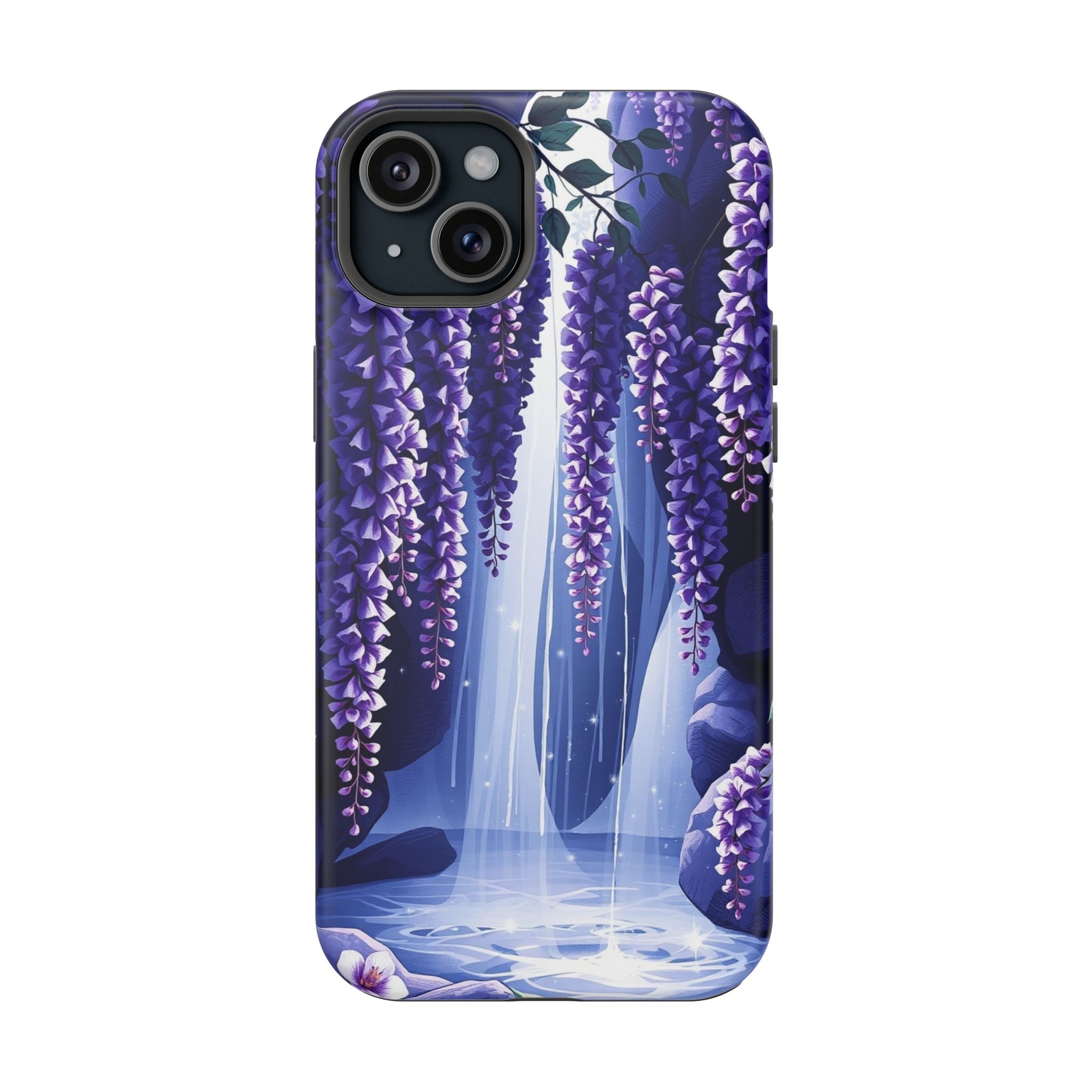 iPhone Wisteria Cascade Serene Design Slim Snap Case Ga · iPhone Case
