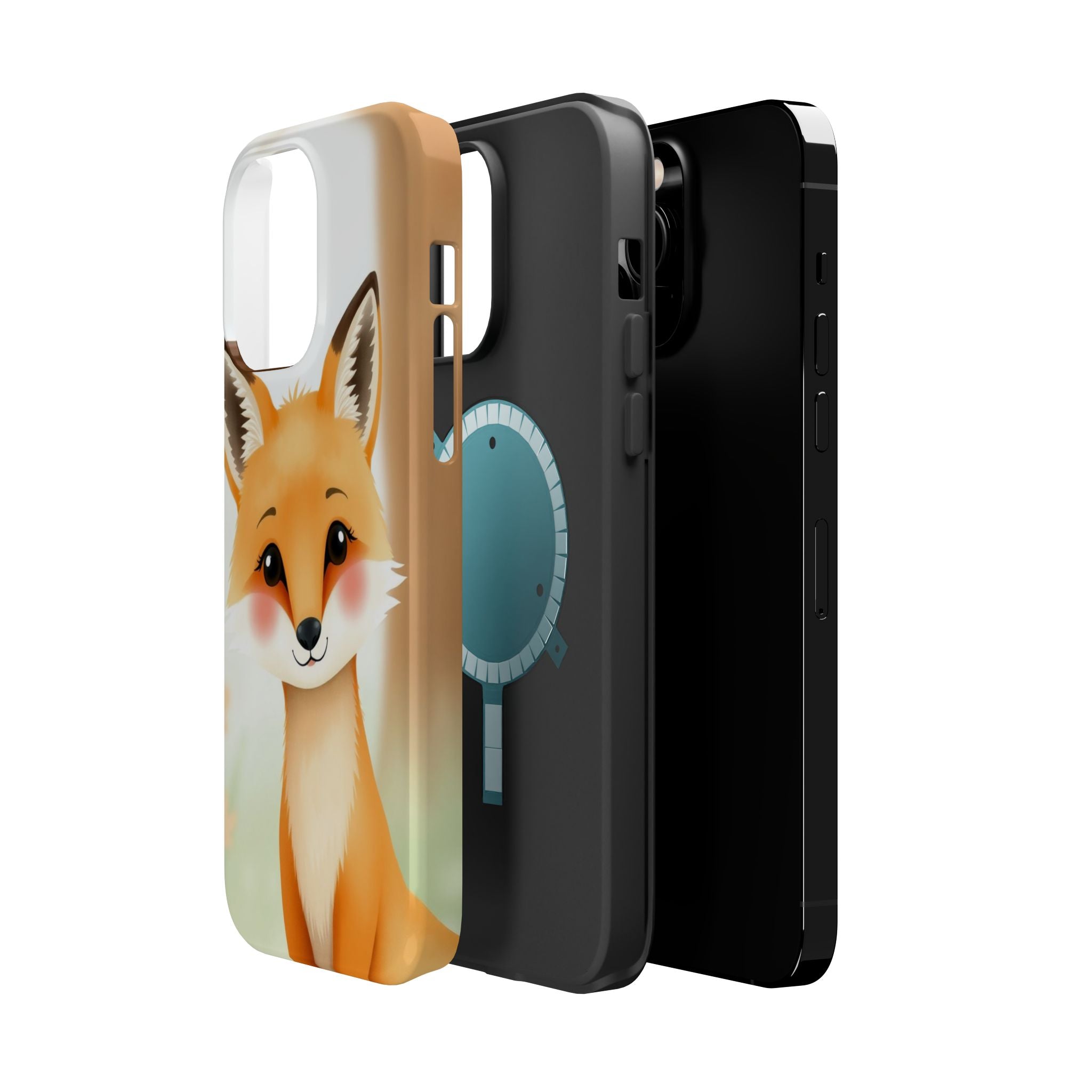 iPhone Watercolor Fox Portrait Kids Fun iPhone Phone Case Gift Slim · iPhone Cas